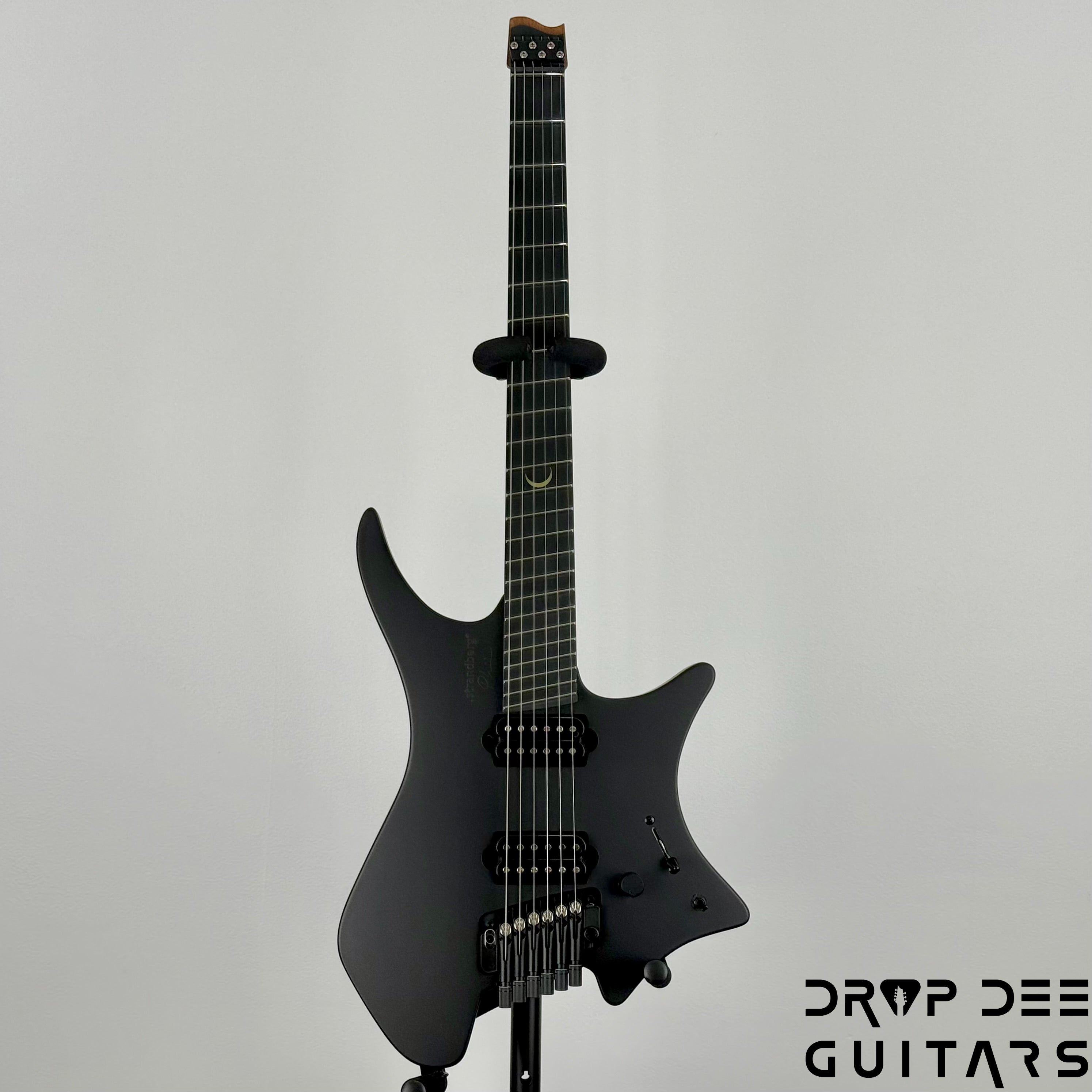 Strandberg Boden Plini Edition N2.6T Tremolo Multiscale Headless Electric Guitar w/ Bag - Black Satin Metallic