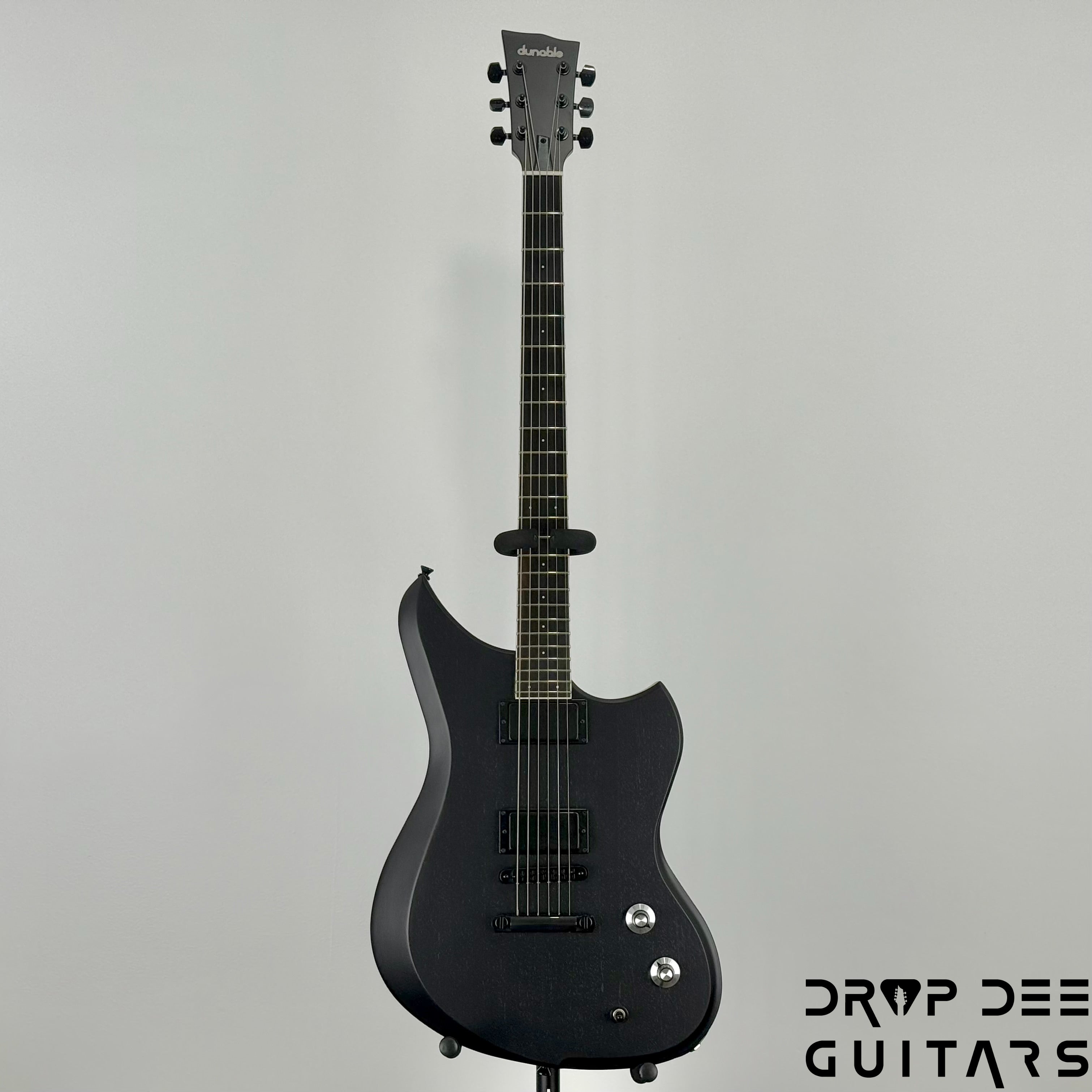 Dunable USA Custom Shop Yeti Baritone Electric Guitar w/ Case - Satin Black