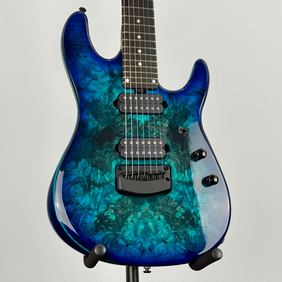 Ernie Ball Music Man Jason Richardson Cutlass HT 7-String Electric Guitar w/ Case - Water Temple