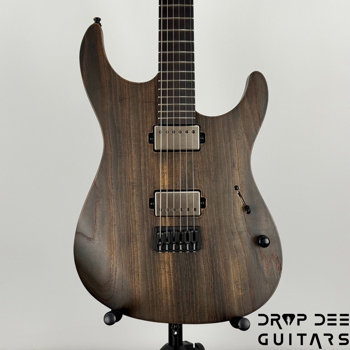 Mayones Adam Christianson Aquila Cardinal Baritone Electric Guitar w/ Case - Antique Black Matt
