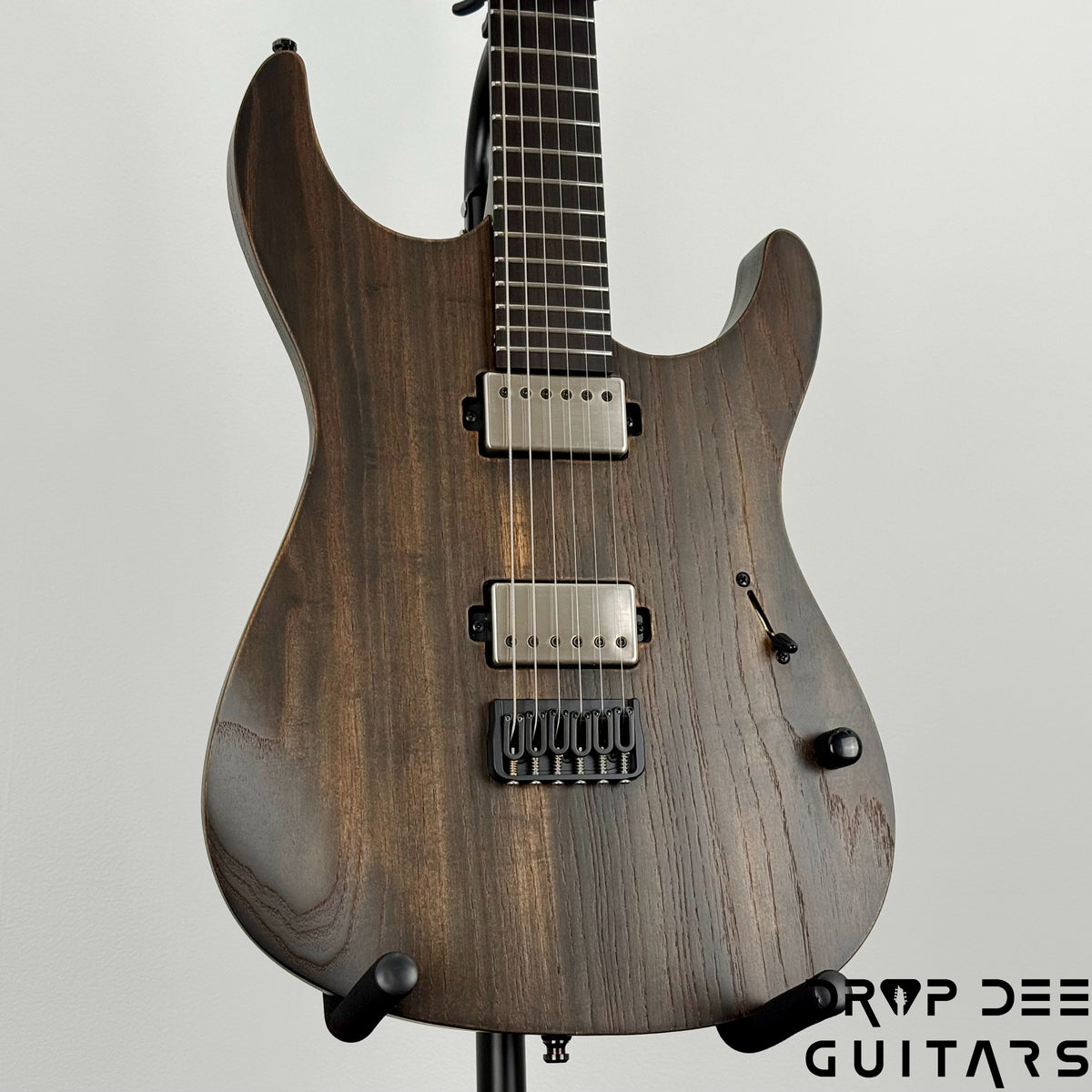 Mayones Adam Christianson Aquila Cardinal Baritone Electric Guitar w/ Case - Antique Black Matt