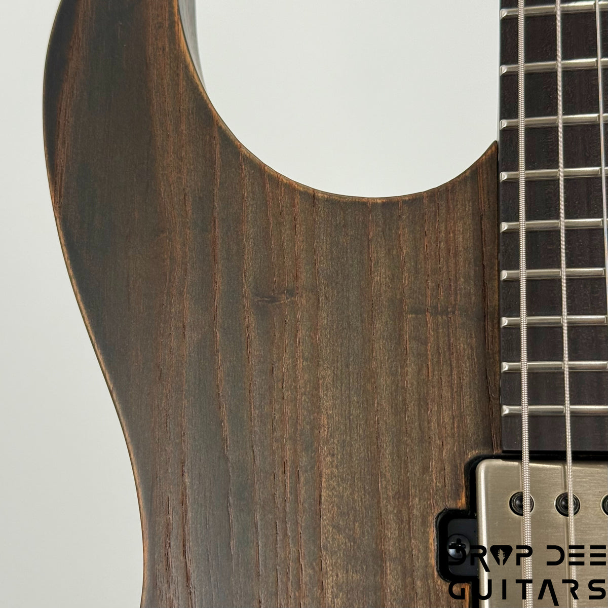 Mayones Adam Christianson Aquila Cardinal Baritone Electric Guitar w/ Case - Antique Black Matt