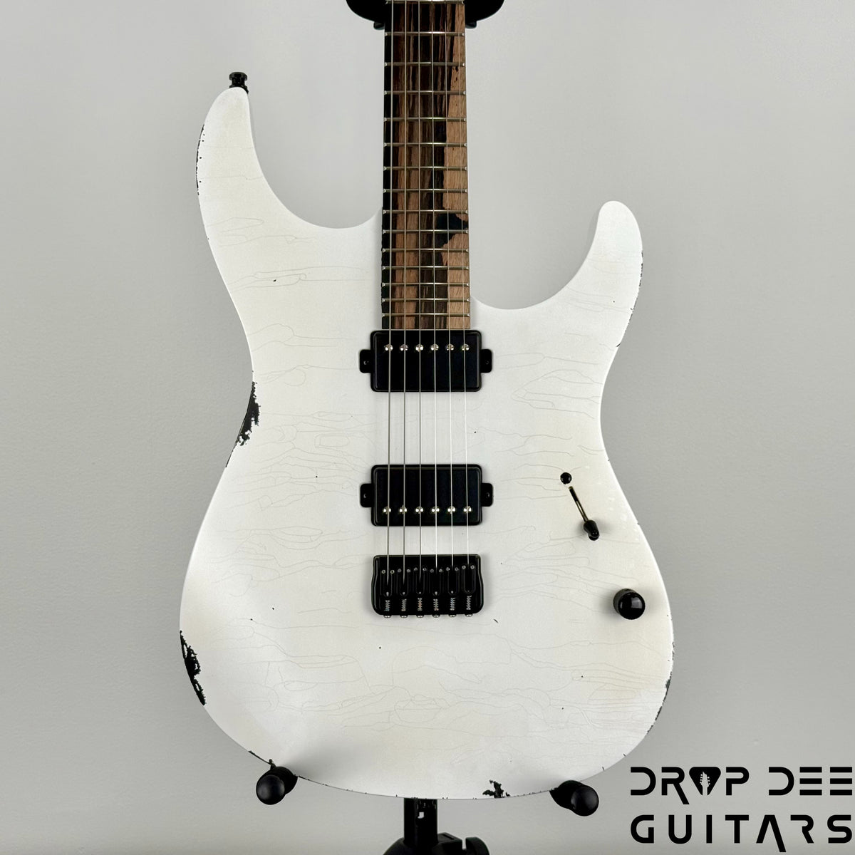 Mayones Adam Christianson Aquila Cardinal Aged Electric Guitar w/ Case - Cardinal White Aged