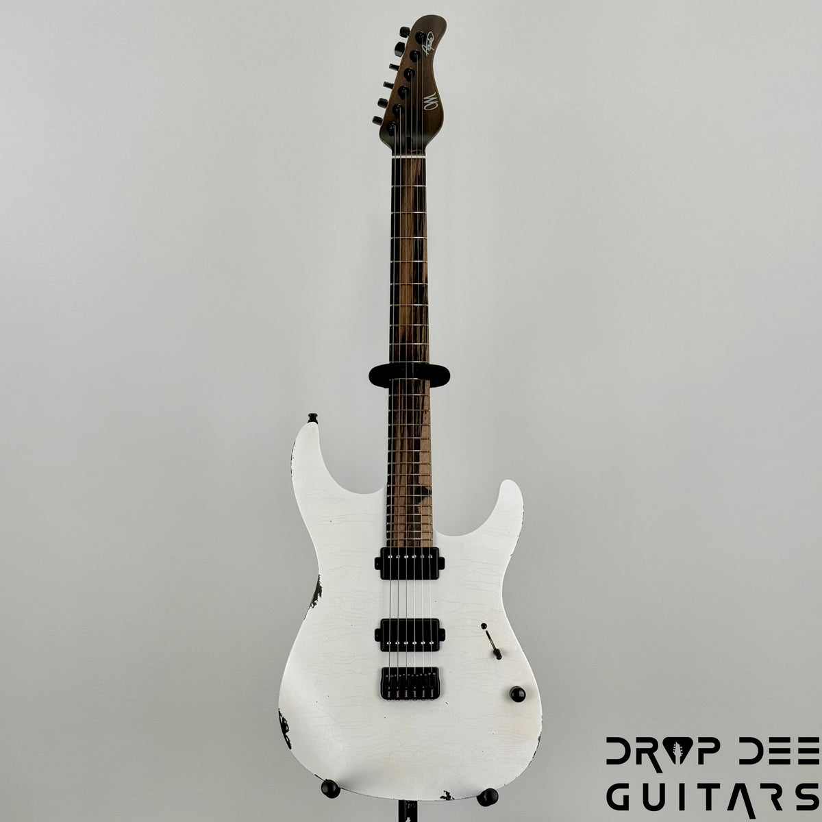 Mayones Adam Christianson Aquila Cardinal Aged Electric Guitar w/ Case - Cardinal White Aged