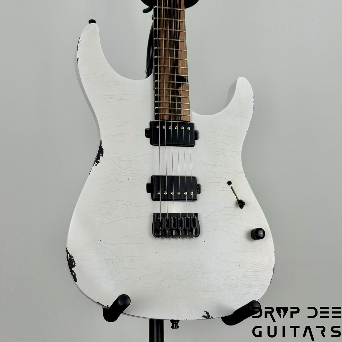 Mayones Adam Christianson Aquila Cardinal Aged Electric Guitar w/ Case - Cardinal White Aged