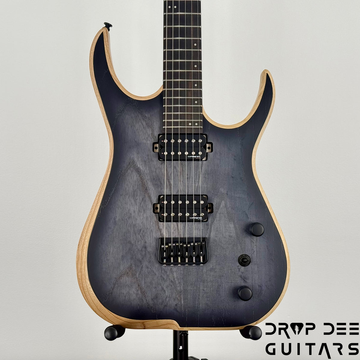 Skervesen Velociraptor 6 Electric Guitar w/ Bag (7093) - Trans Black Burst