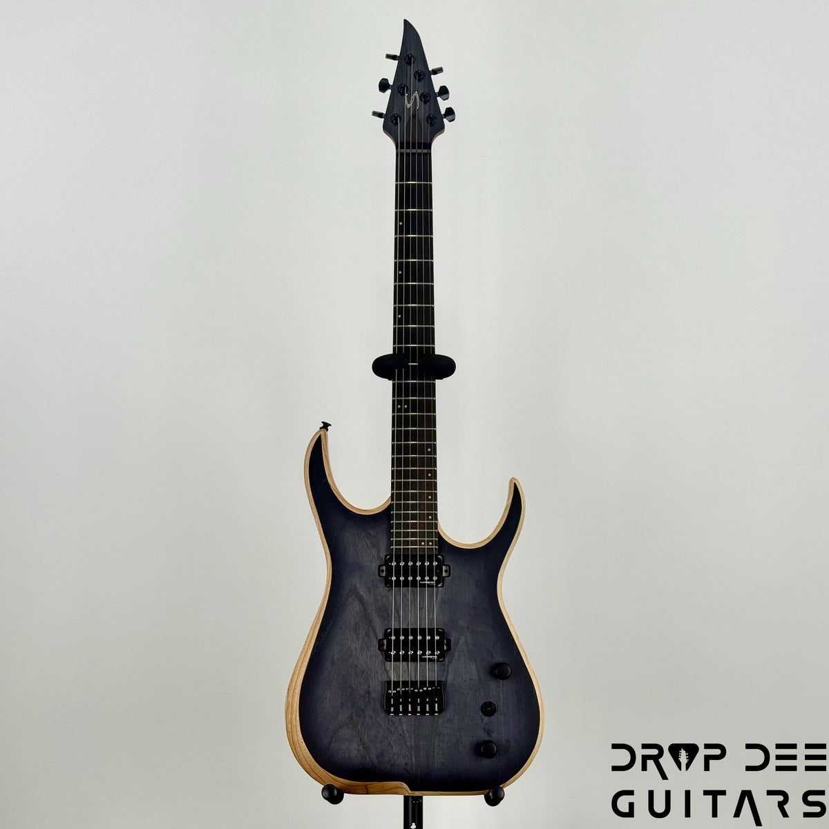 Skervesen Velociraptor 6 Electric Guitar w/ Bag (7093) - Trans Black Burst