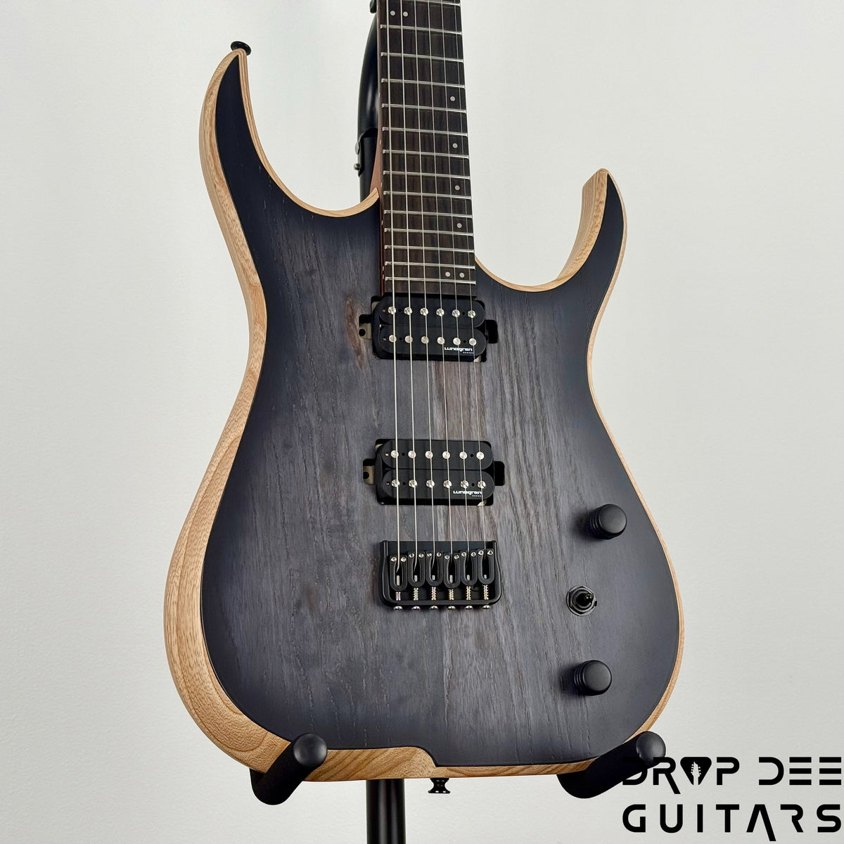 Skervesen Velociraptor 6 Electric Guitar w/ Bag (7098) - Trans Black Burst