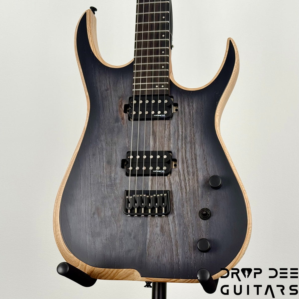Skervesen Velociraptor 6 Electric Guitar w/ Bag (7098) - Trans Black Burst
