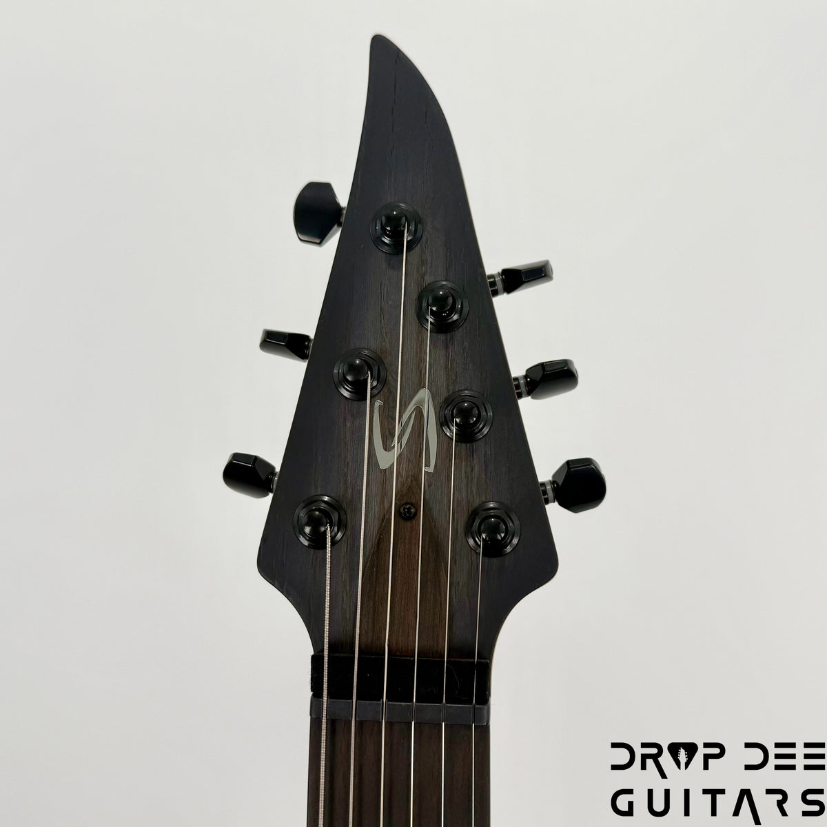 Skervesen Velociraptor 6 Electric Guitar w/ Bag (7098) - Trans Black Burst