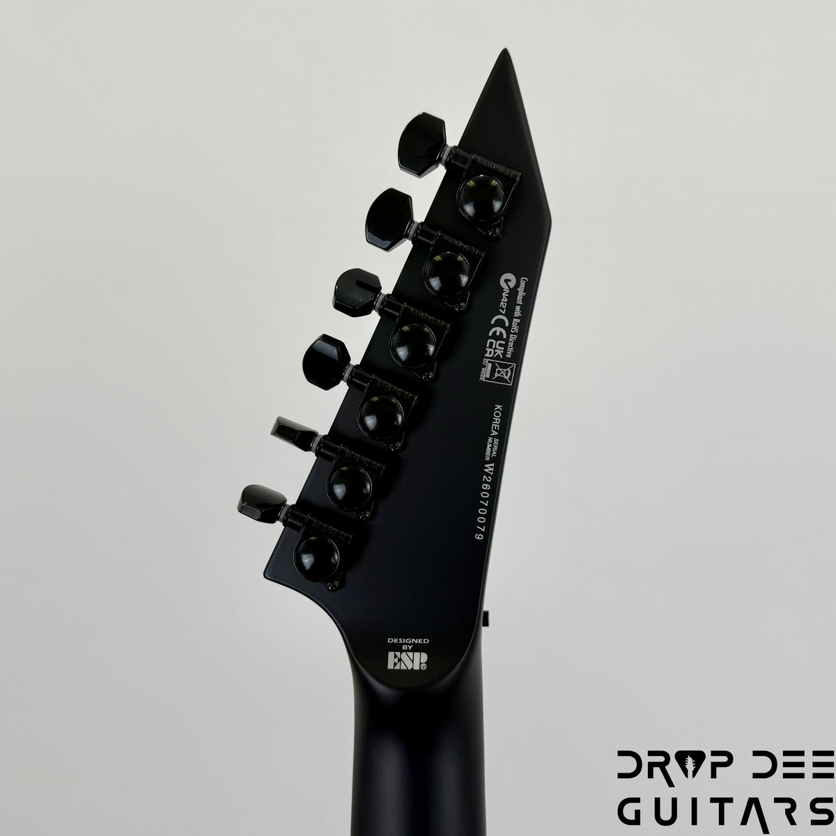 ESP LTD Arrow Black Metal Electric Guitar - Black Red Burst Satin