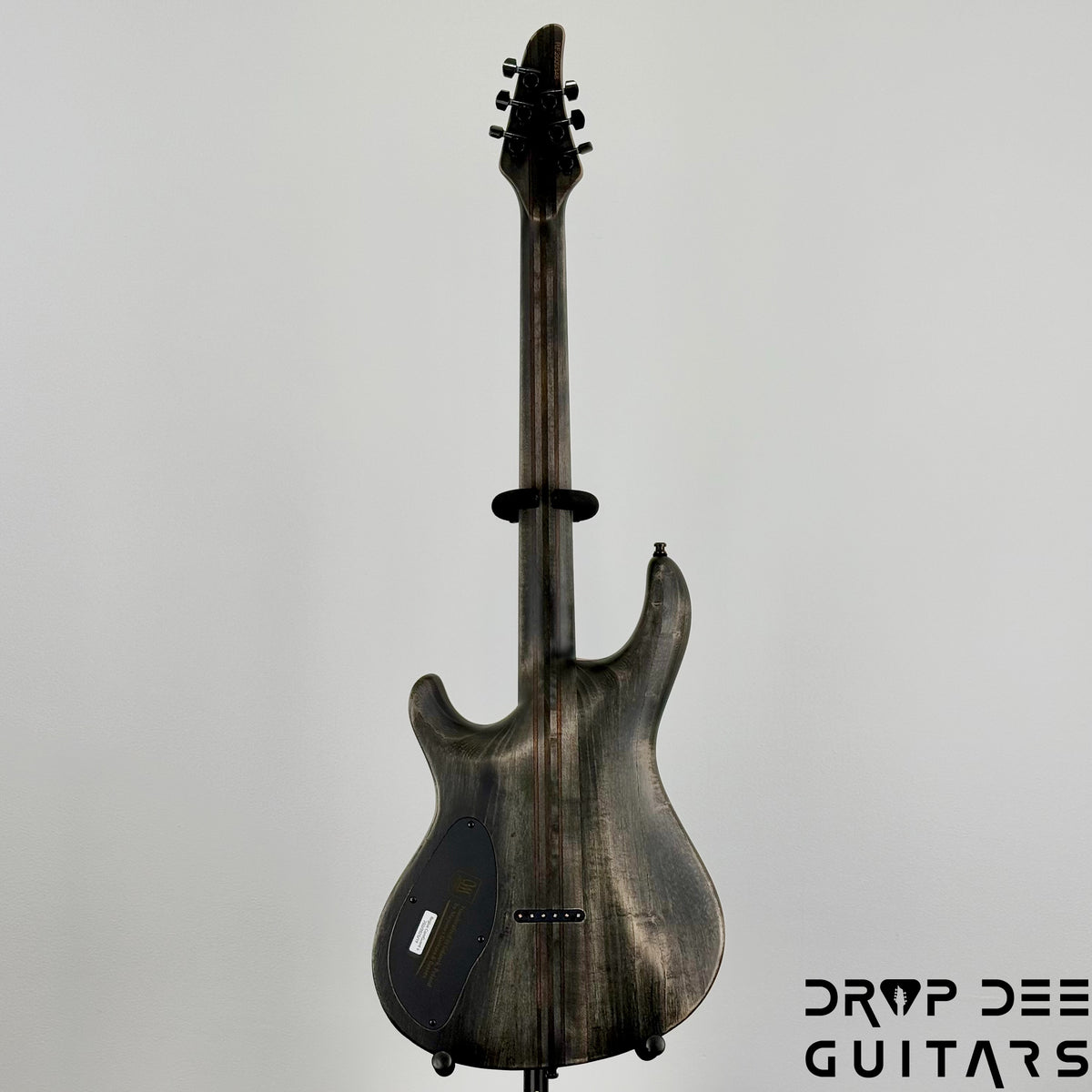 Mayones Regius CoreGuard 6 Electric Guitar w/ Case - Antique Black Matt w/ Black Gold Mercury Swirl Gloss