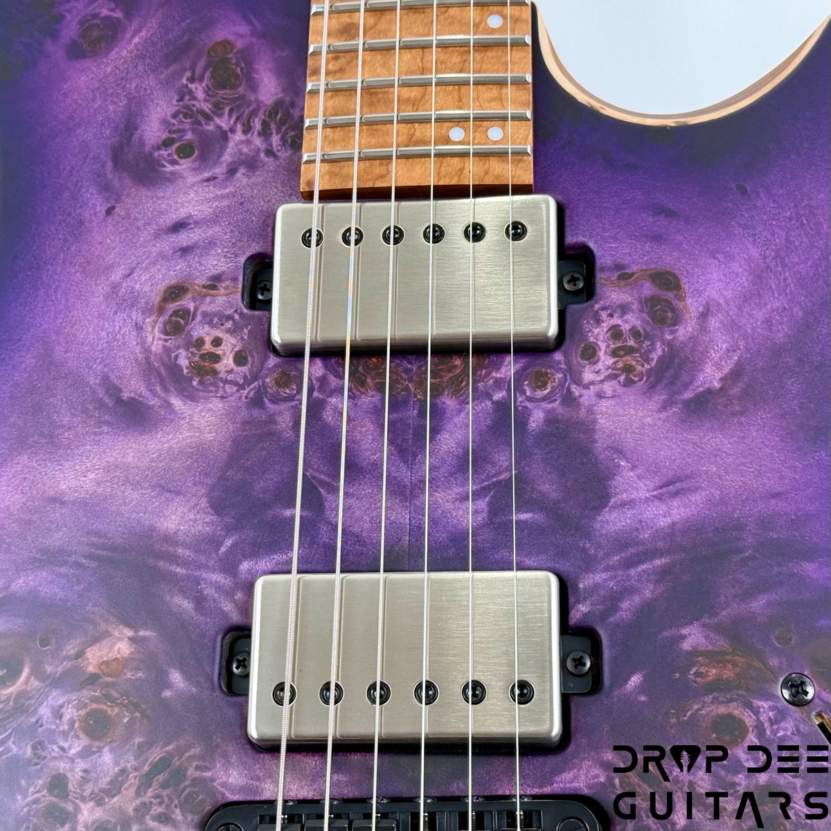 Mayones Jassper Elite 6 Electric Guitar w/ Case - Infinite Purple Satine