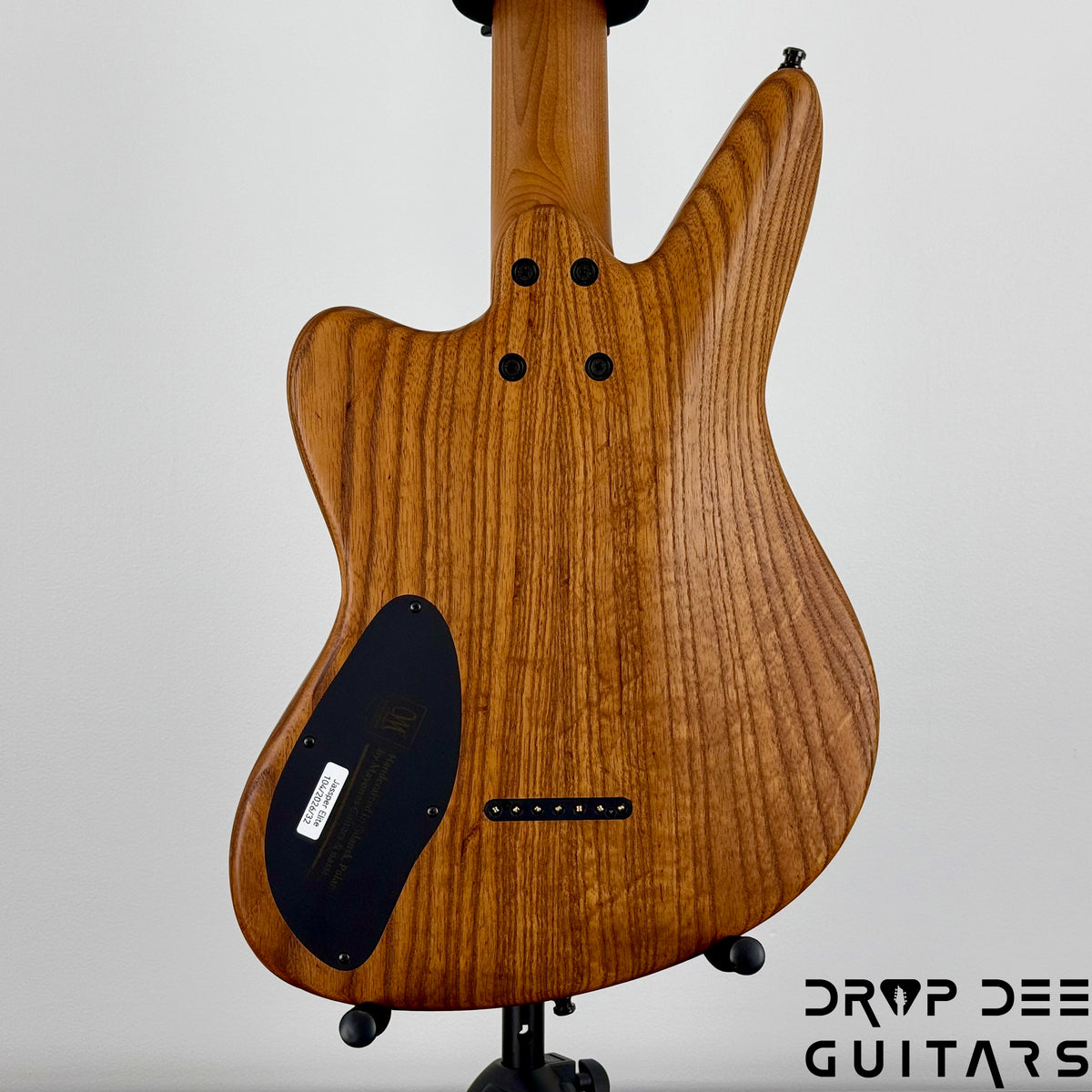 Mayones Jassper Elite 7 Baritone Electric Guitar w/ Case - Trans NaturalFade Graphite Burst Out Gloss Swirl