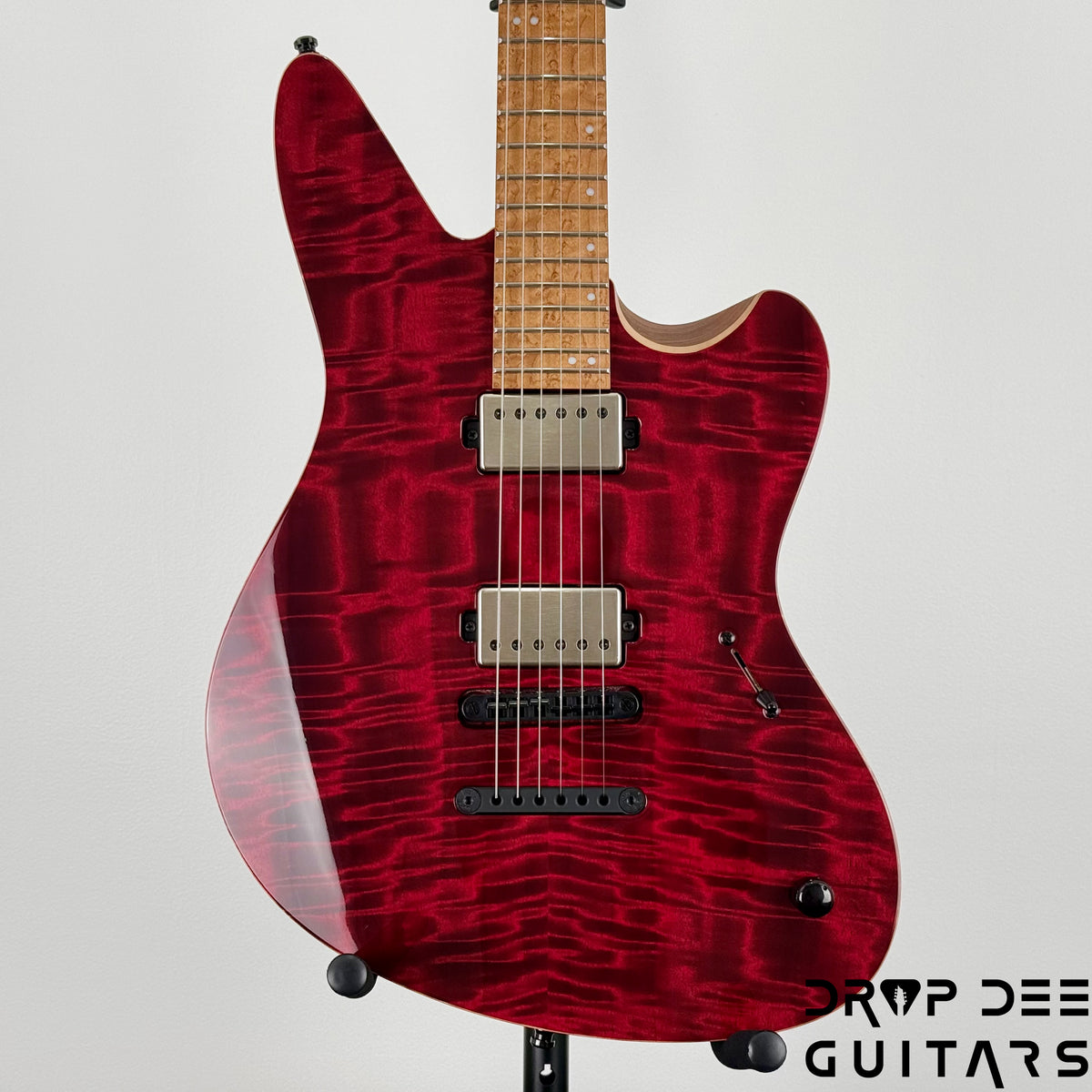 Mayones Jassper Elite 6 Electric Guitar w/ Case - Red Spirit Gloss