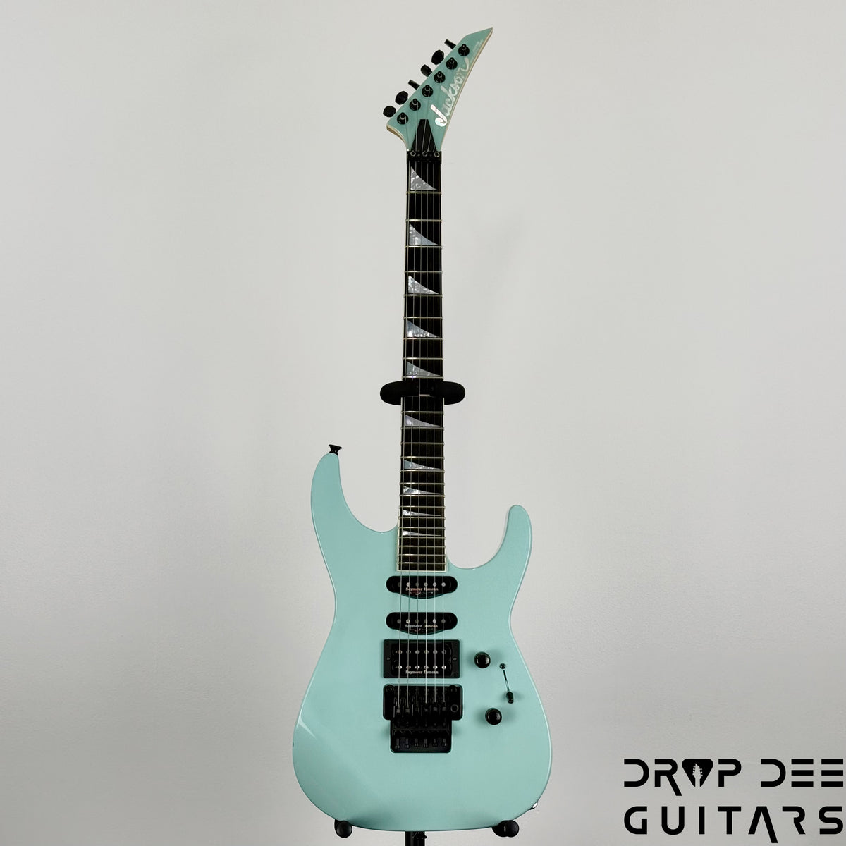 Jackson USA Custom Shop Soloist HSS Electric Guitar w/ Case - Daphne Blue
