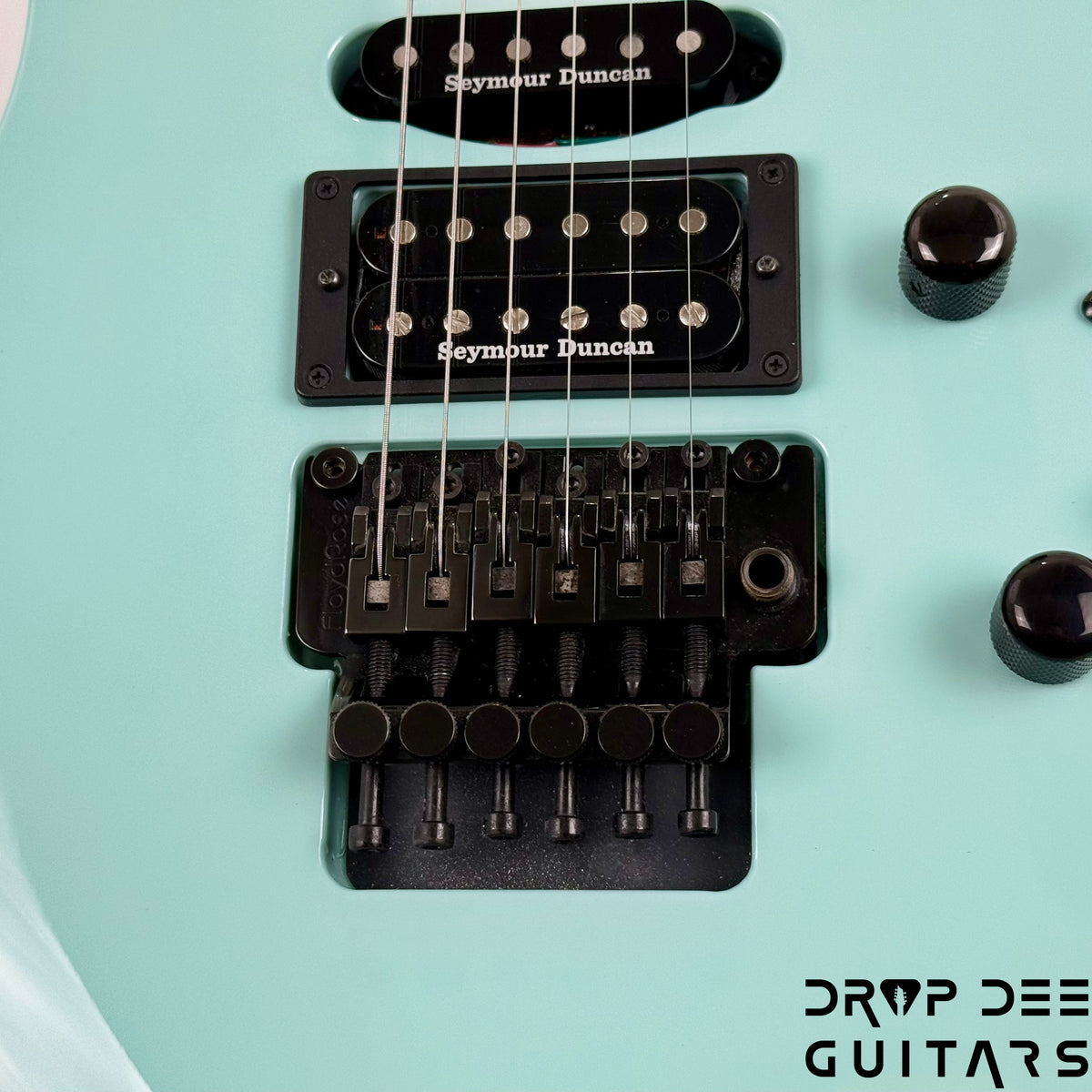 Jackson USA Custom Shop Soloist HSS Electric Guitar w/ Case - Daphne Blue