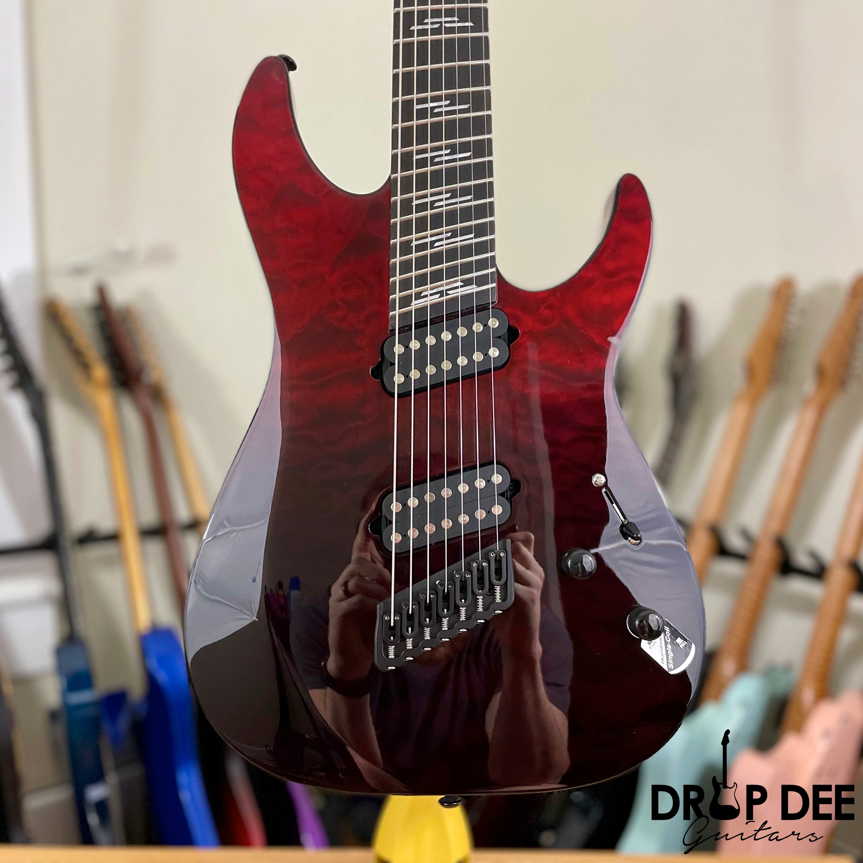 Schecter Reaper-7 Elite Multiscale 7-String Electric Guitar - Blood Burst