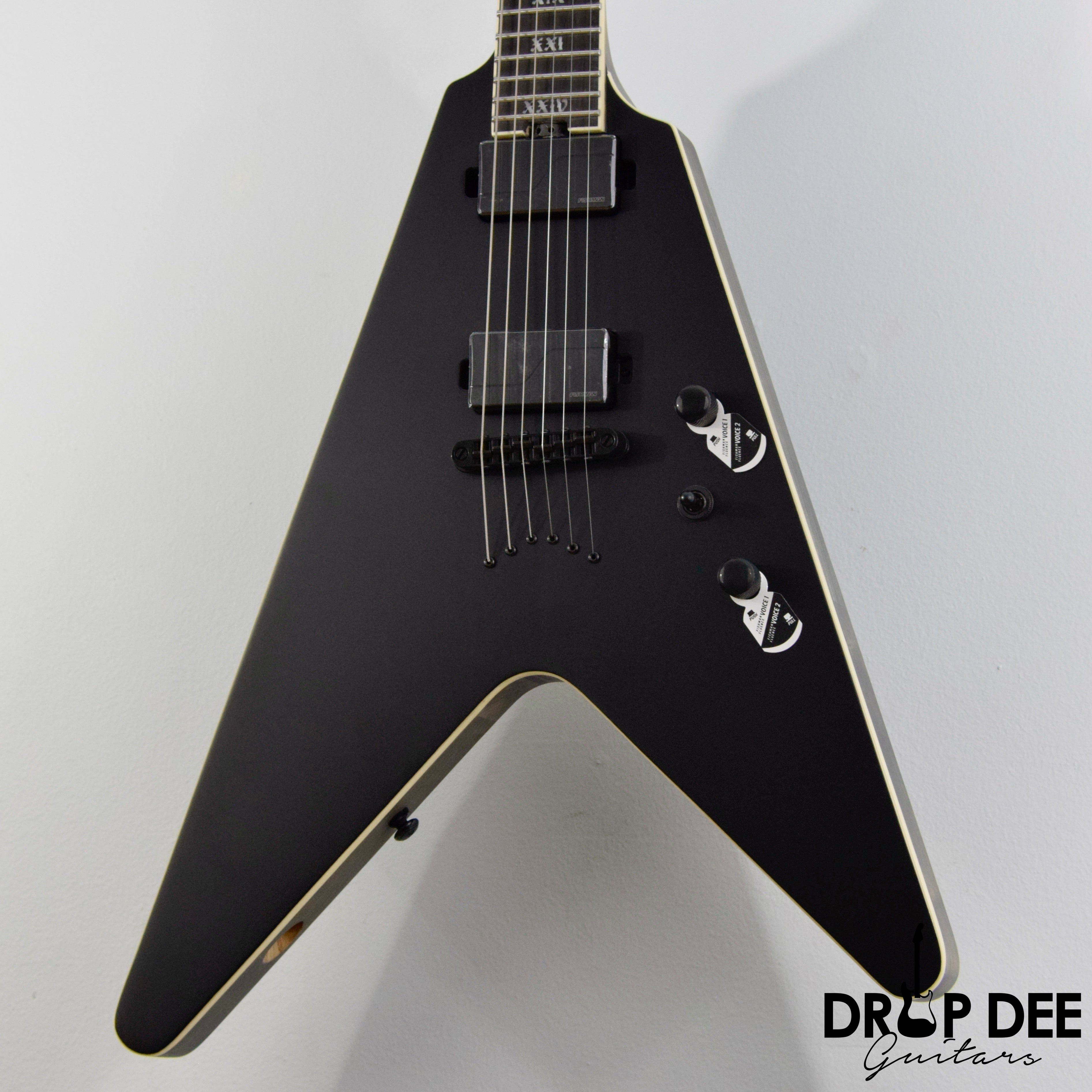 Schecter V-1 SLS Elite Evil Twin Electric Guitar