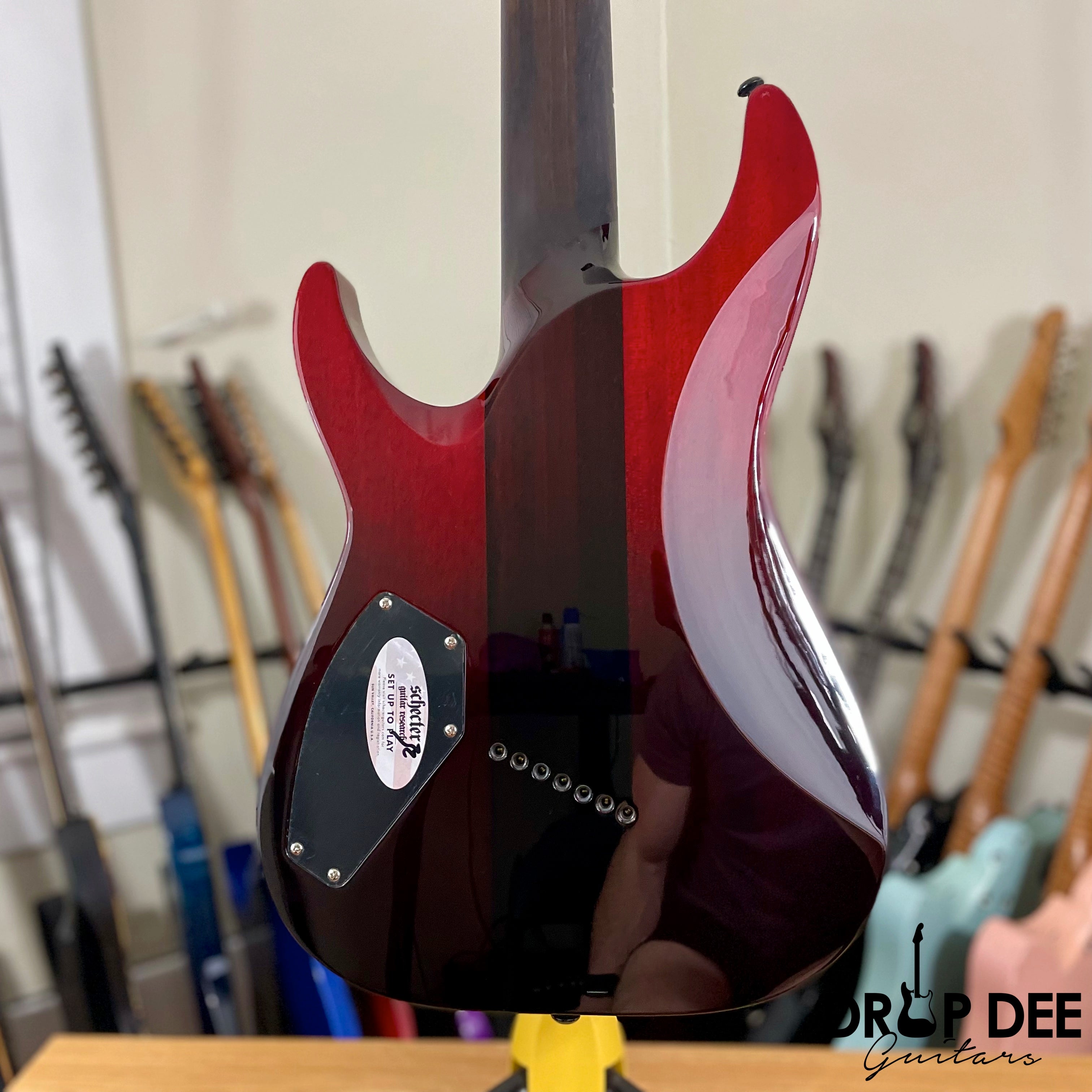 Schecter Reaper-7 Elite Multiscale 7-String Electric Guitar - Blood Burst