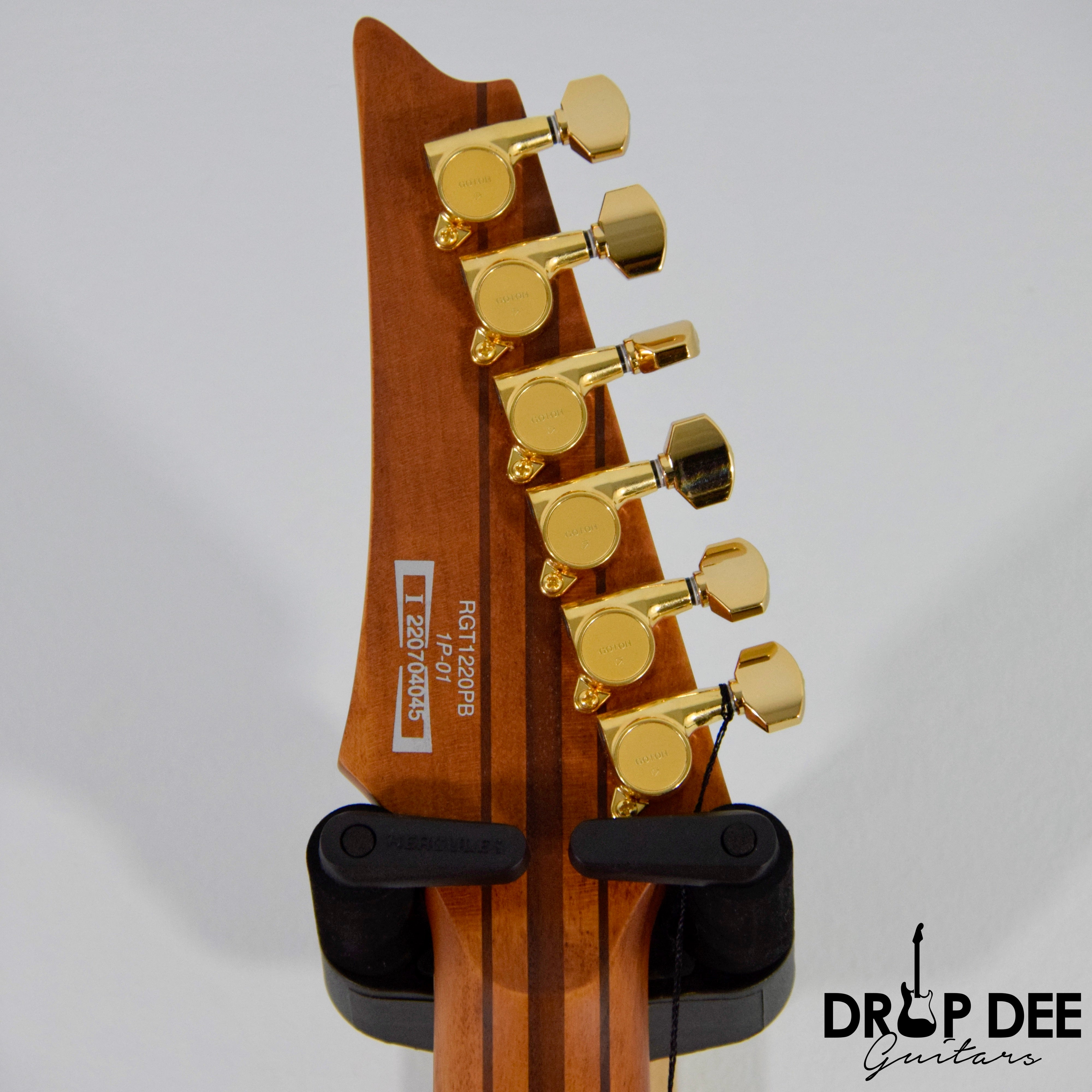 Ibanez Premium RGT1220PB Electric Guitar w/ Bag - Antique Brown Stained