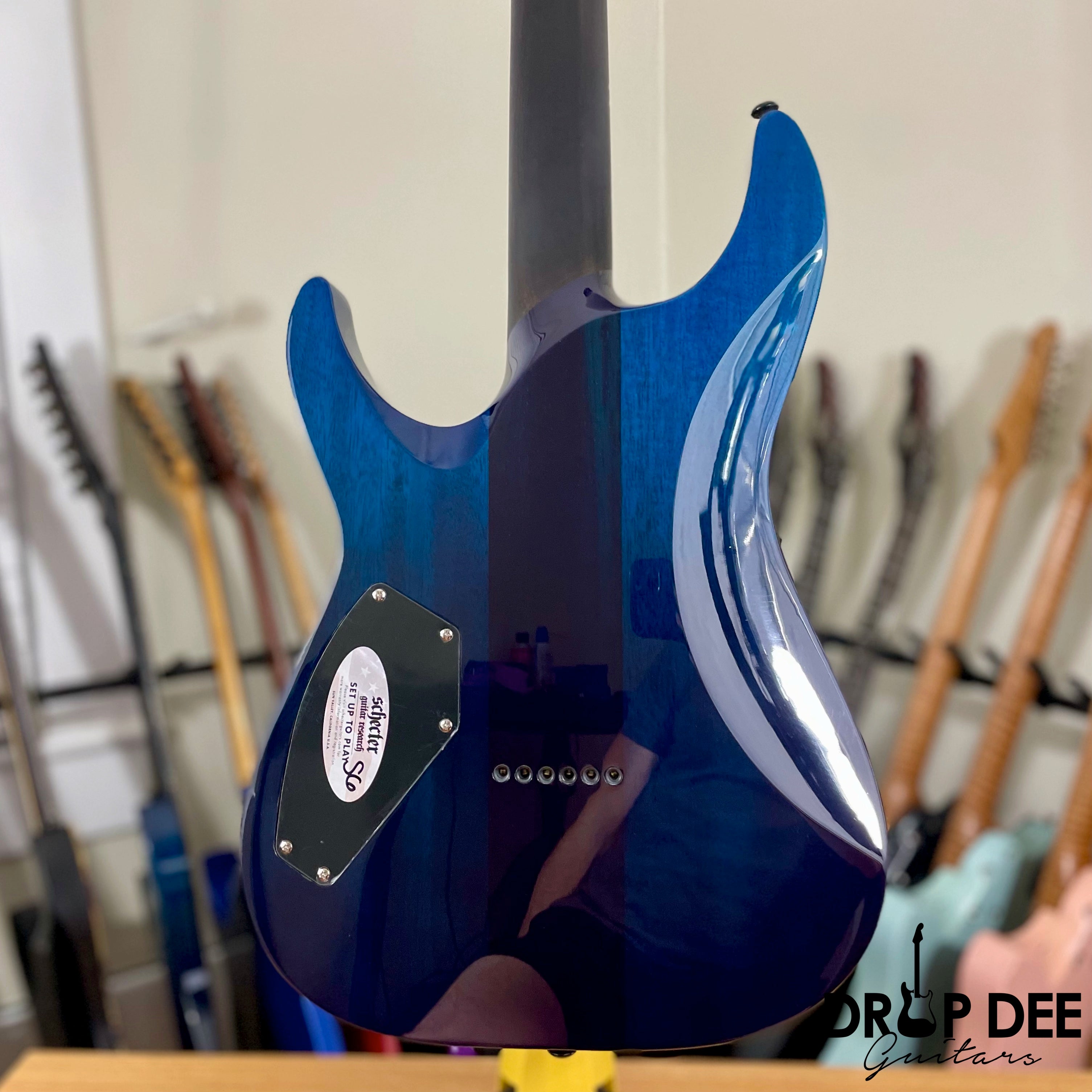 Schecter Reaper-6 Elite Electric Guitar - Deep Ocean Blue