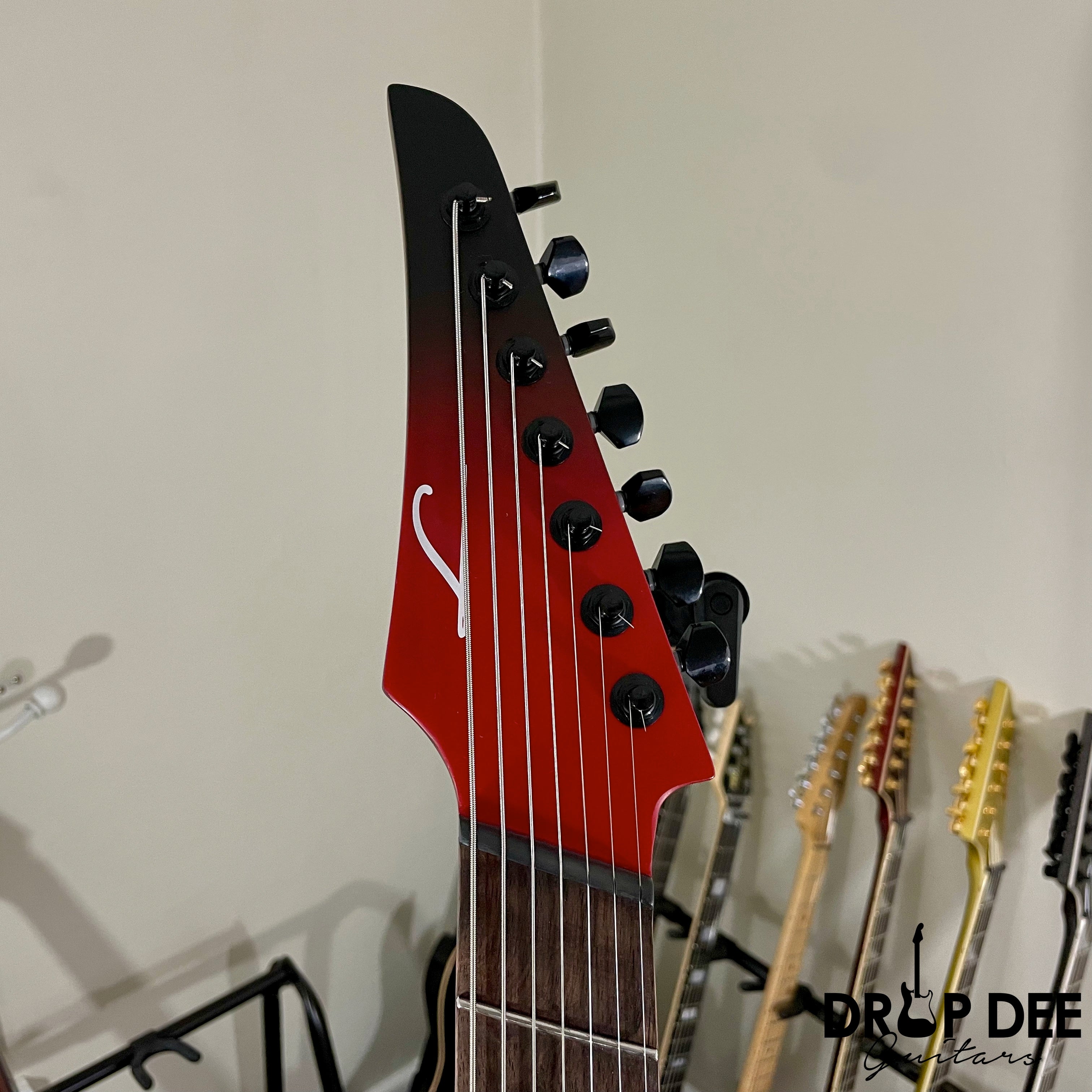 Legator Ninja N7FP 7-String Multiscale Electric Guitar - Crimson