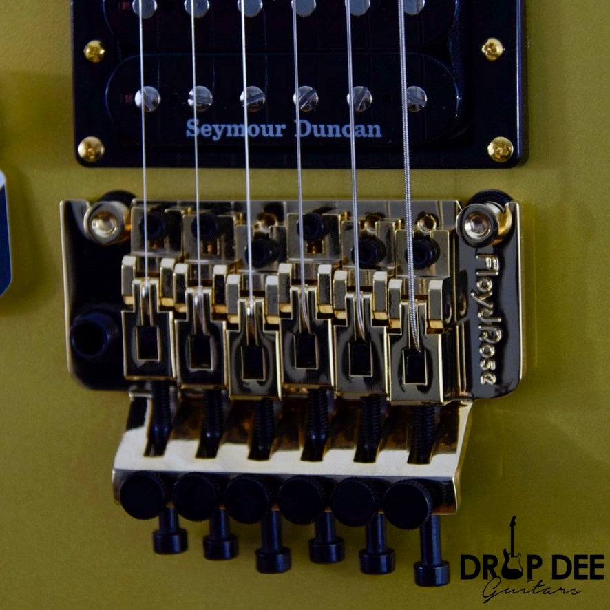 ESP LTD M-1 Custom '87 Left-Handed Electric Guitar - Metallic Gold