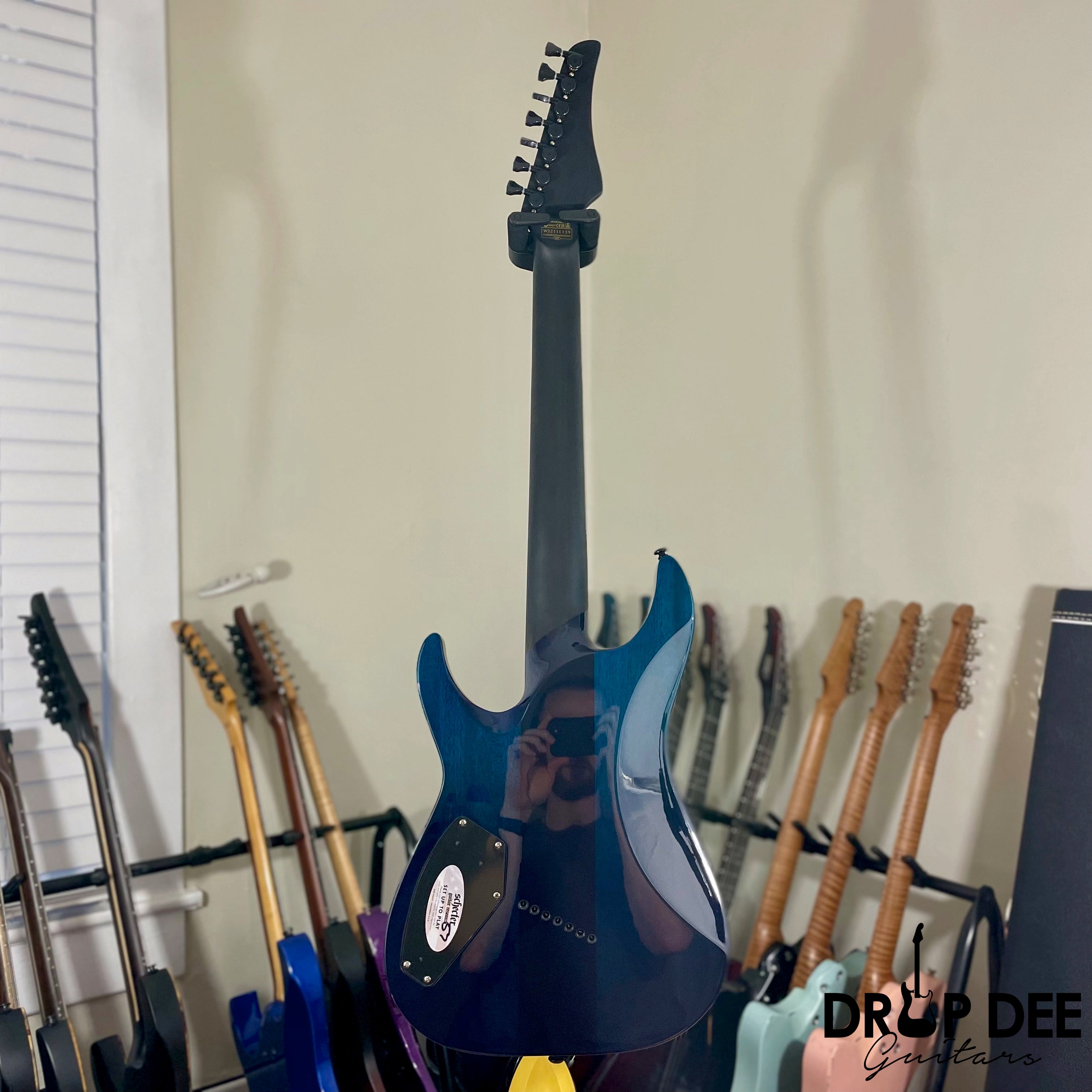 Schecter Reaper-7 Elite Multiscale 7-String Electric Guitar - Deep Ocean Blue