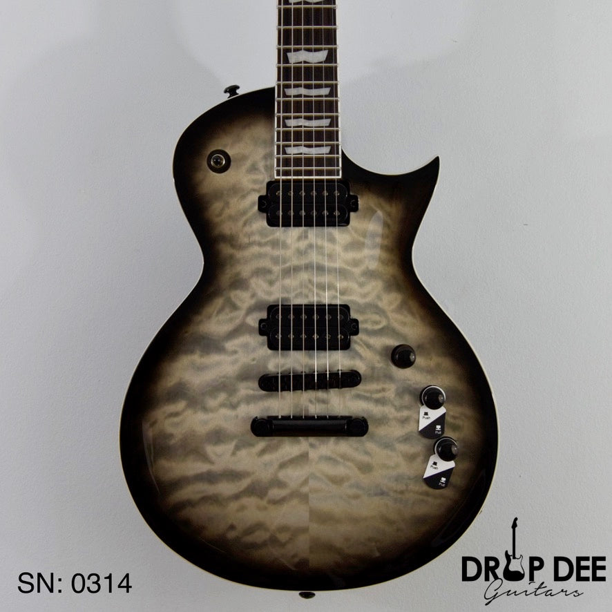 ESP LTD EC-1000T Electric Guitar - Charcoal Burst