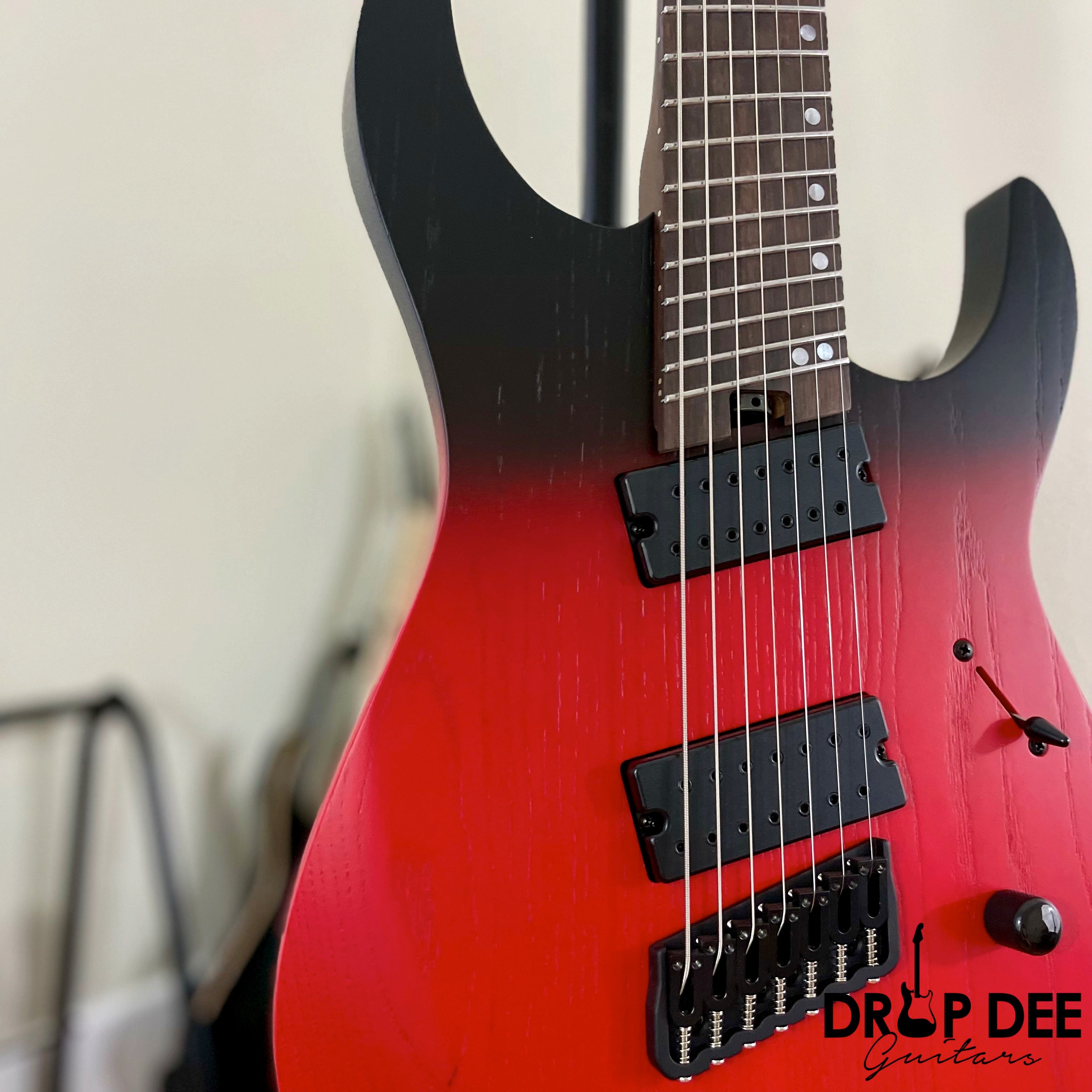 Legator Ninja N7FP 7-String Multiscale Electric Guitar - Crimson