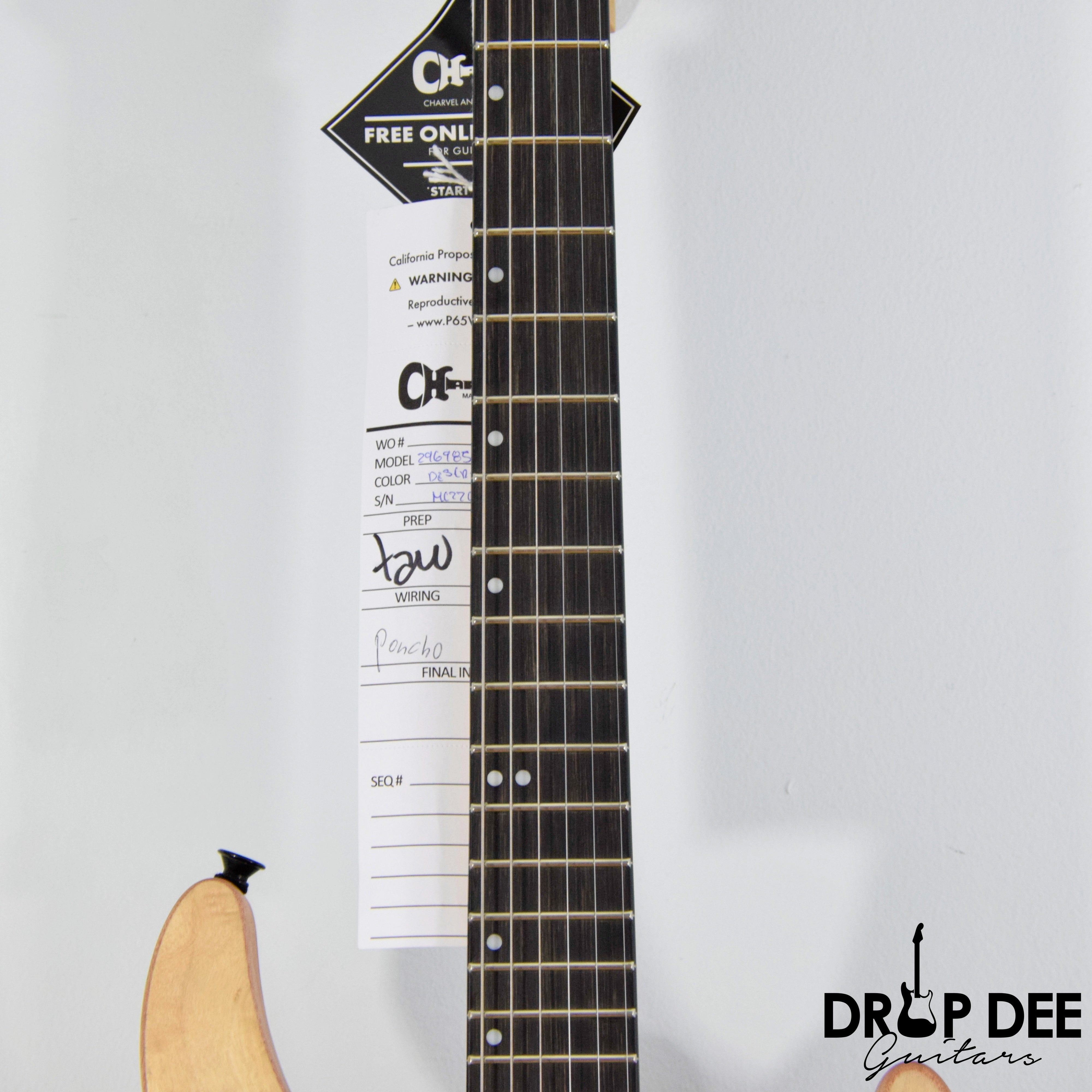 Charvel Pro-Mod DK24 HH HT E Mahogany with Poplar Burl Electric Guitar