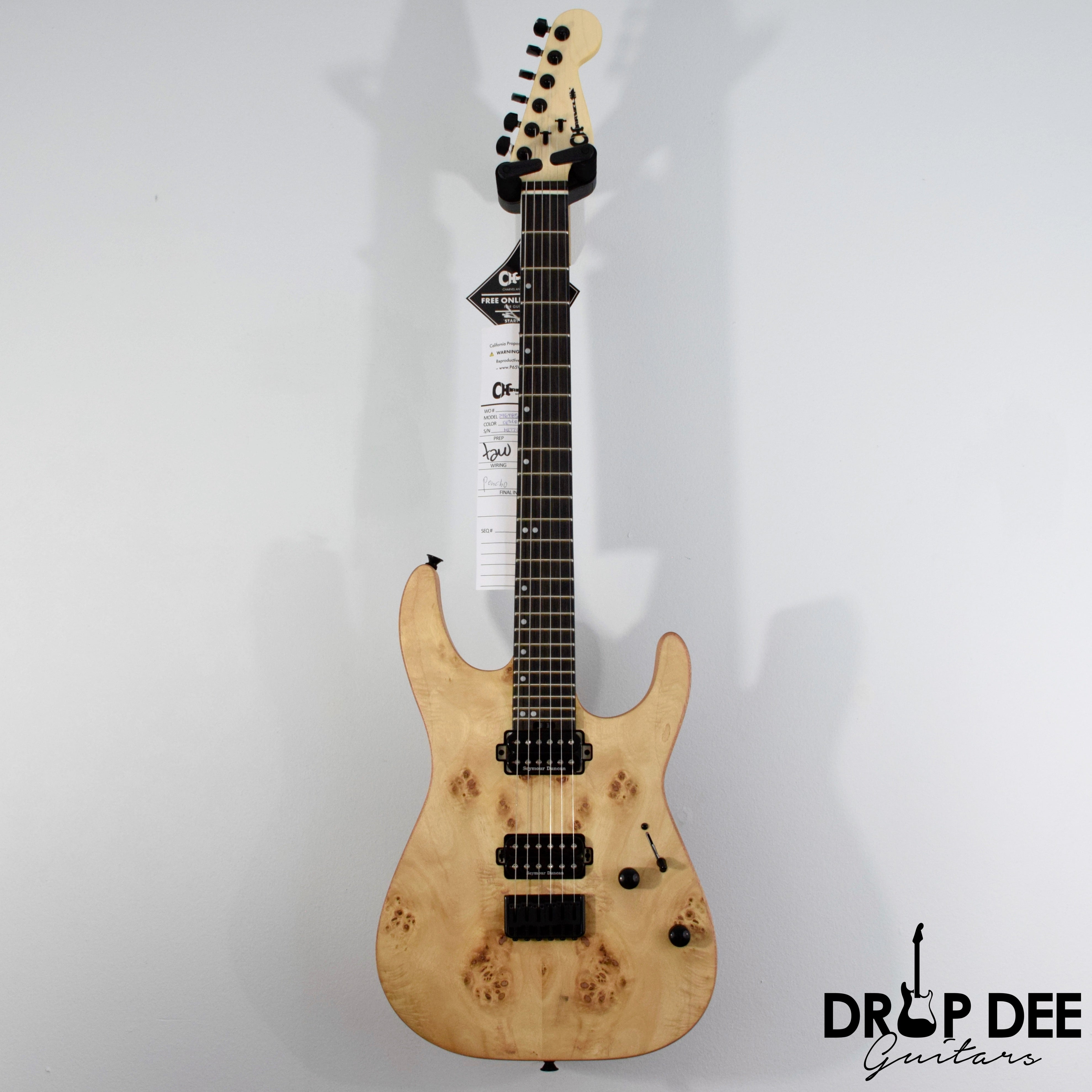 Charvel Pro-Mod DK24 HH HT E Mahogany with Poplar Burl Electric Guitar