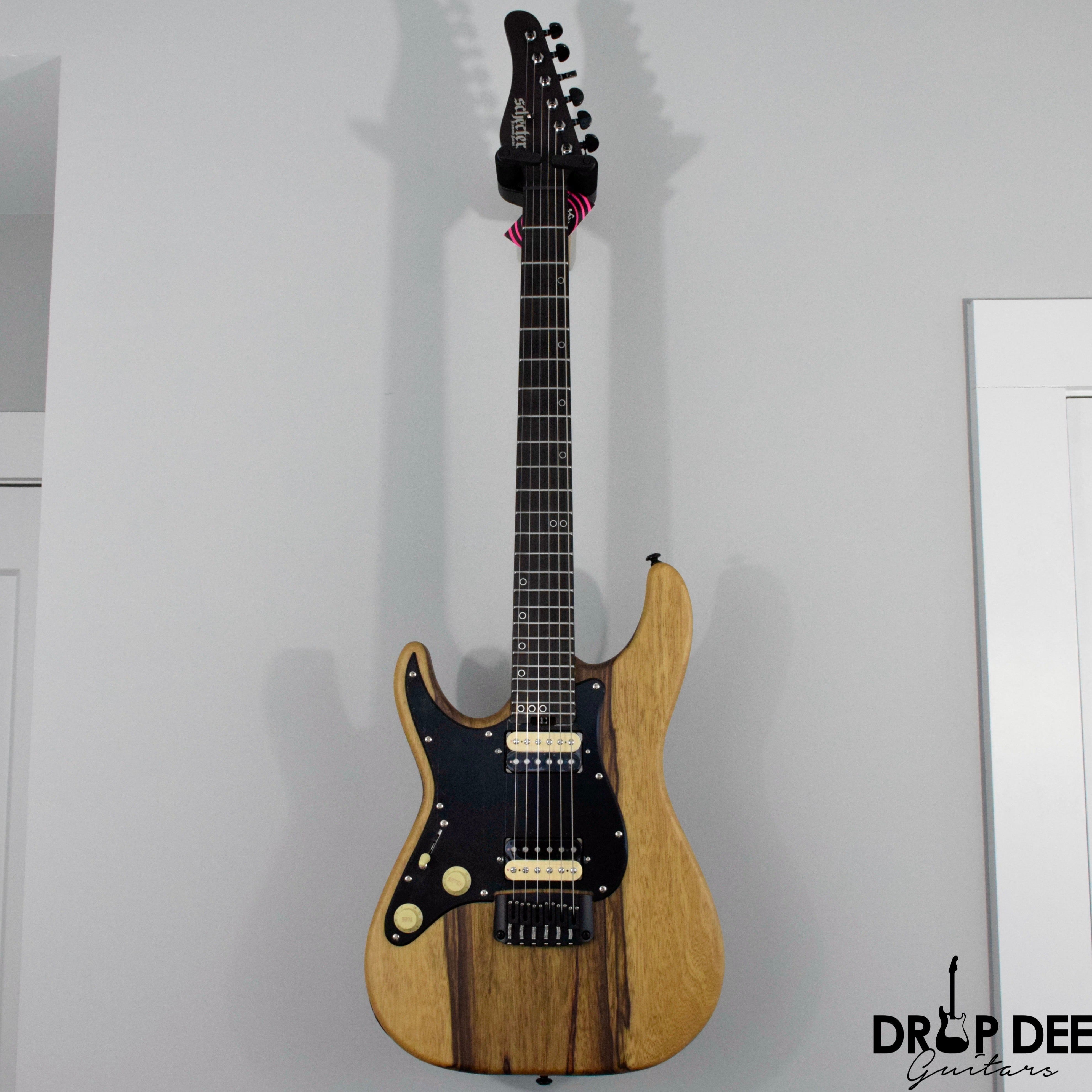 Schecter Sun Valley Super Shredder Exotic Hardtail Black Limba Left-Handed Electric Guitar