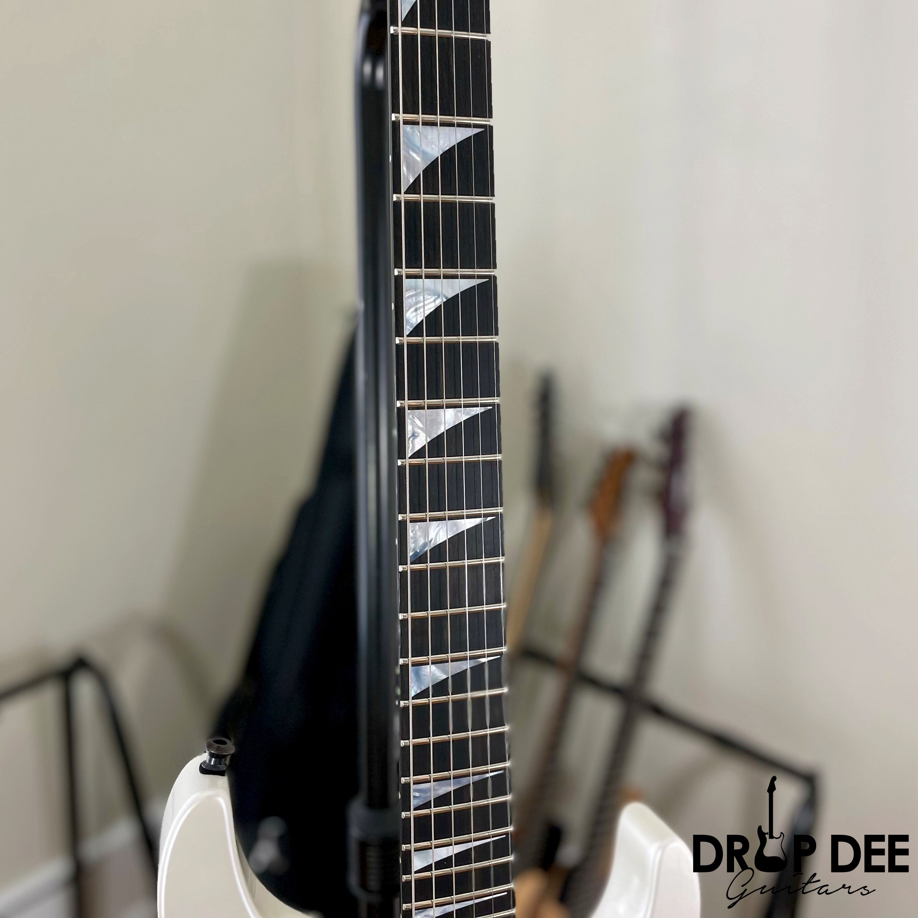 Jackson American Series Soloist SL3 Electric Guitar w/ Case - Platinum Pearl