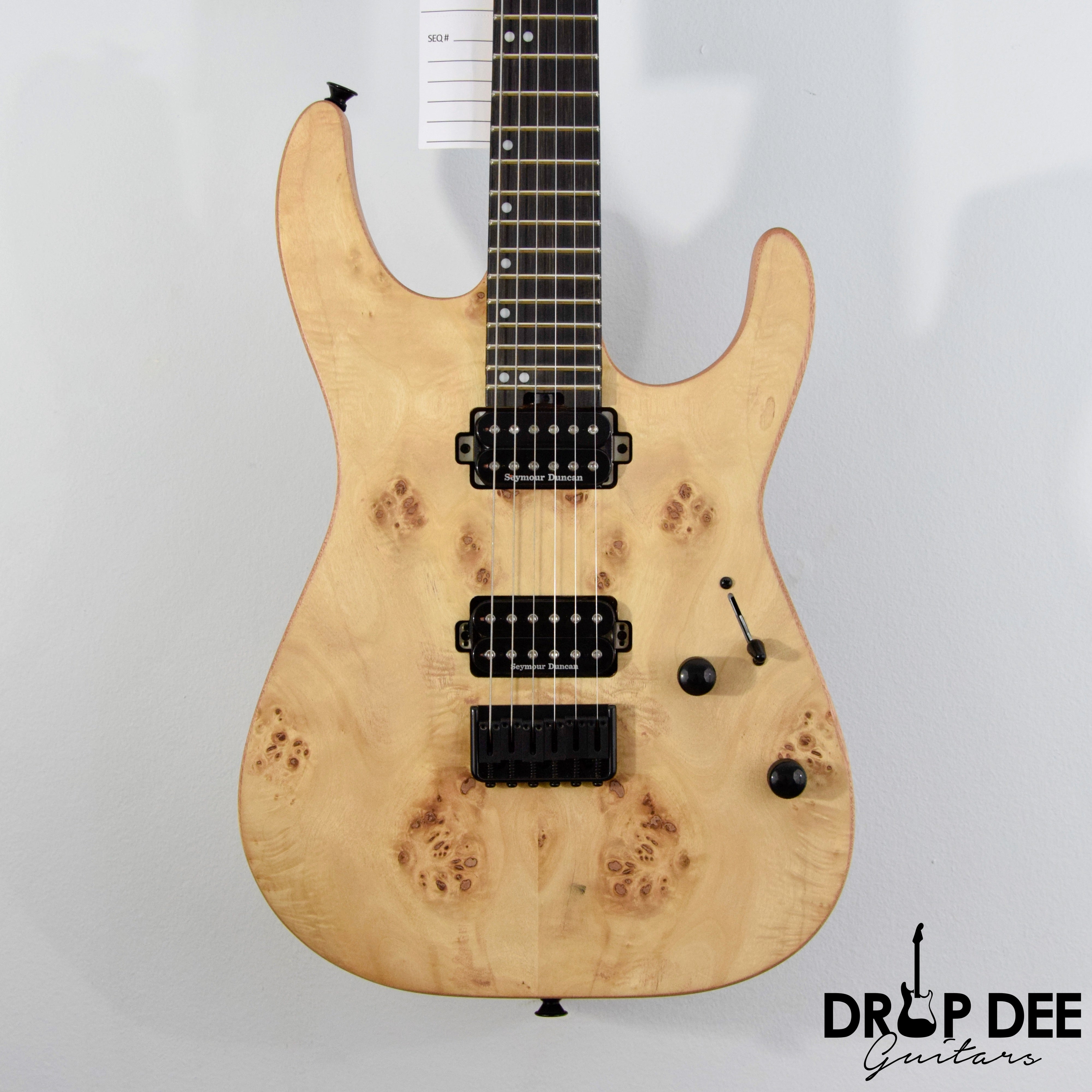 Charvel Pro-Mod DK24 HH HT E Mahogany with Poplar Burl Electric Guitar