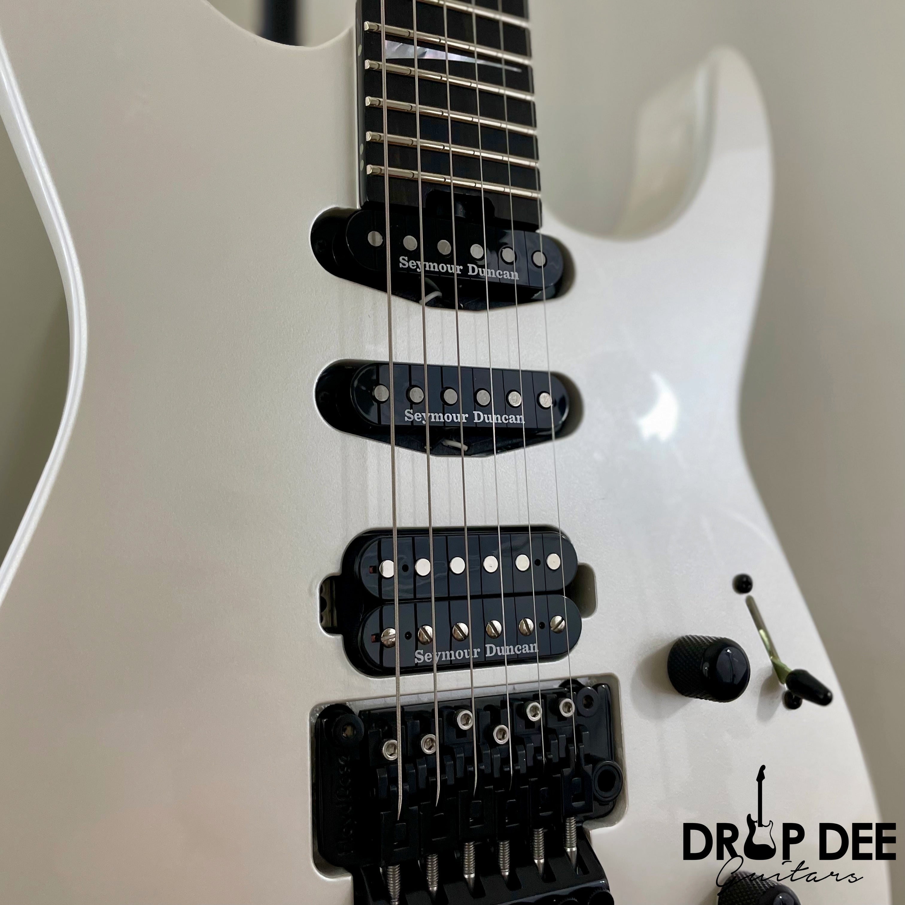 Jackson American Series Soloist SL3 Electric Guitar w/ Case - Platinum Pearl