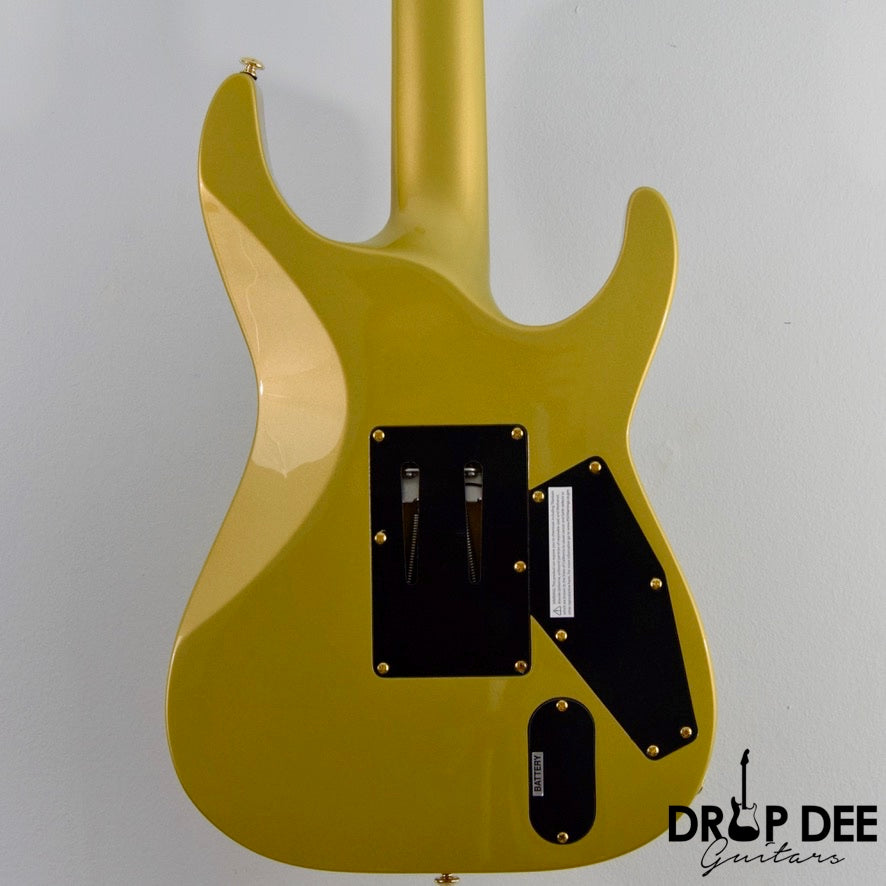 ESP LTD M-1 Custom '87 Left-Handed Electric Guitar - Metallic Gold