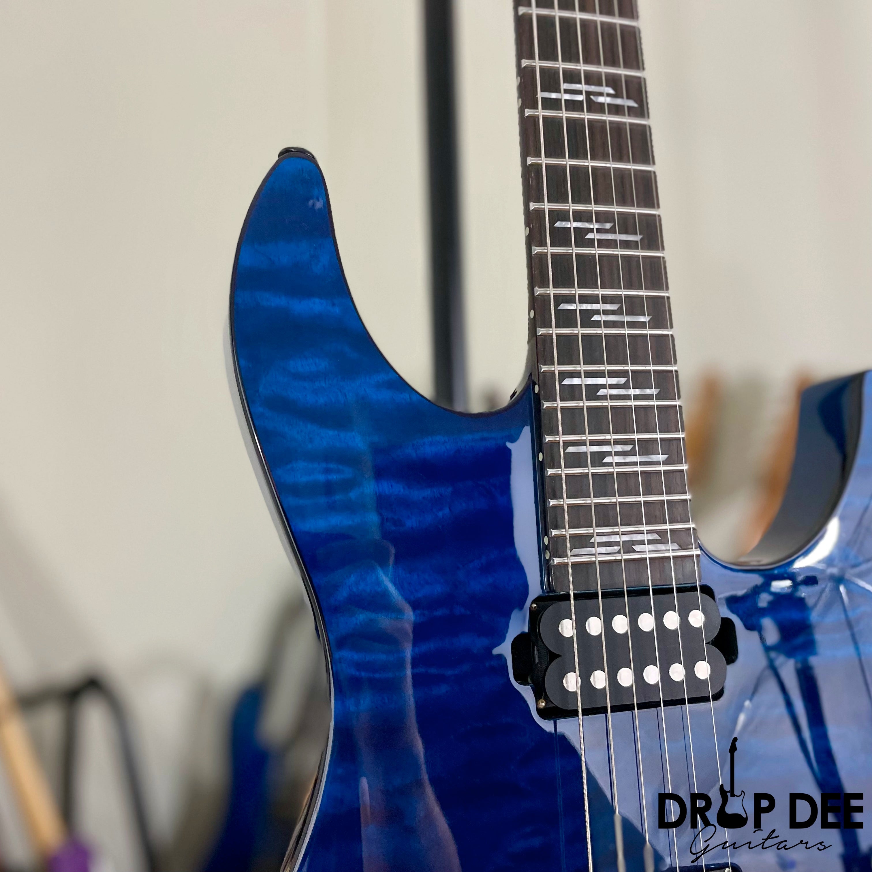 Schecter Reaper-6 Elite Electric Guitar - Deep Ocean Blue