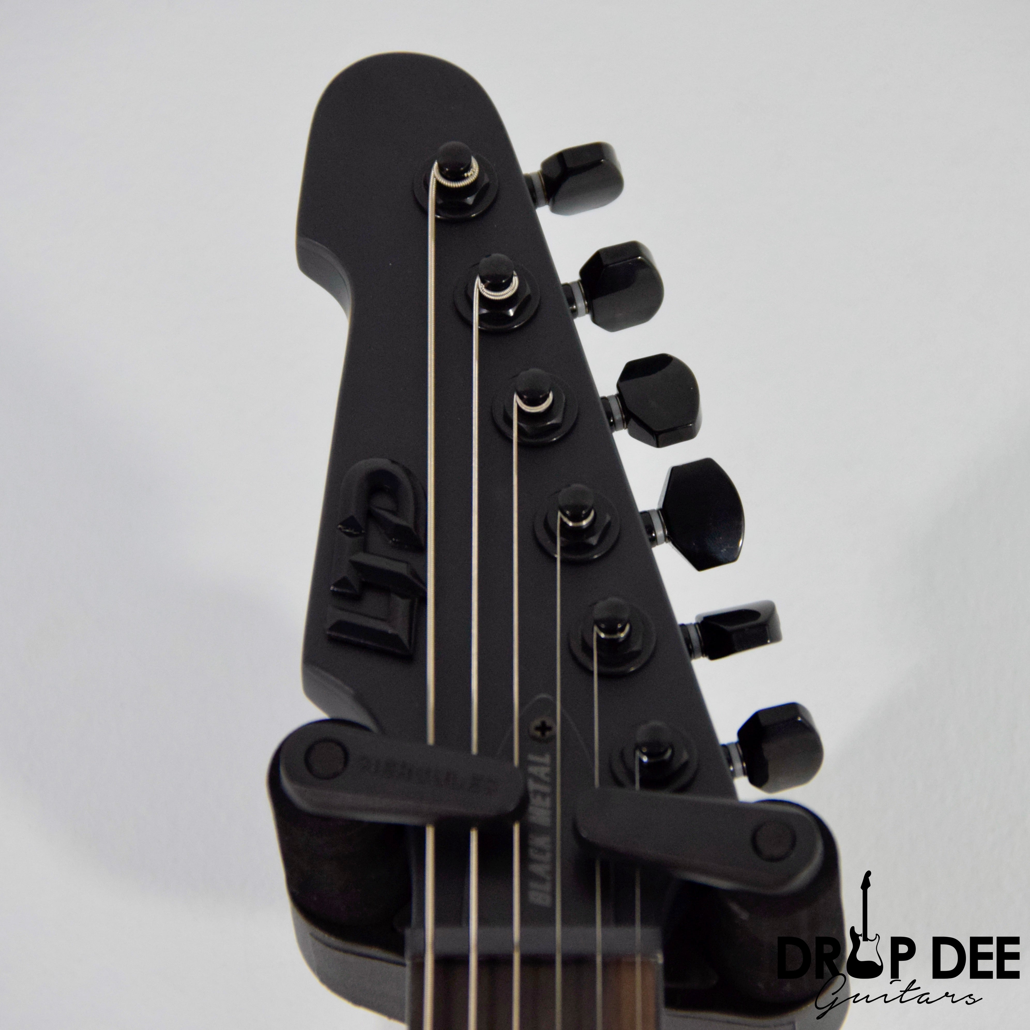 ESP LTD Phoenix Black Metal Electric Guitar w/ Case