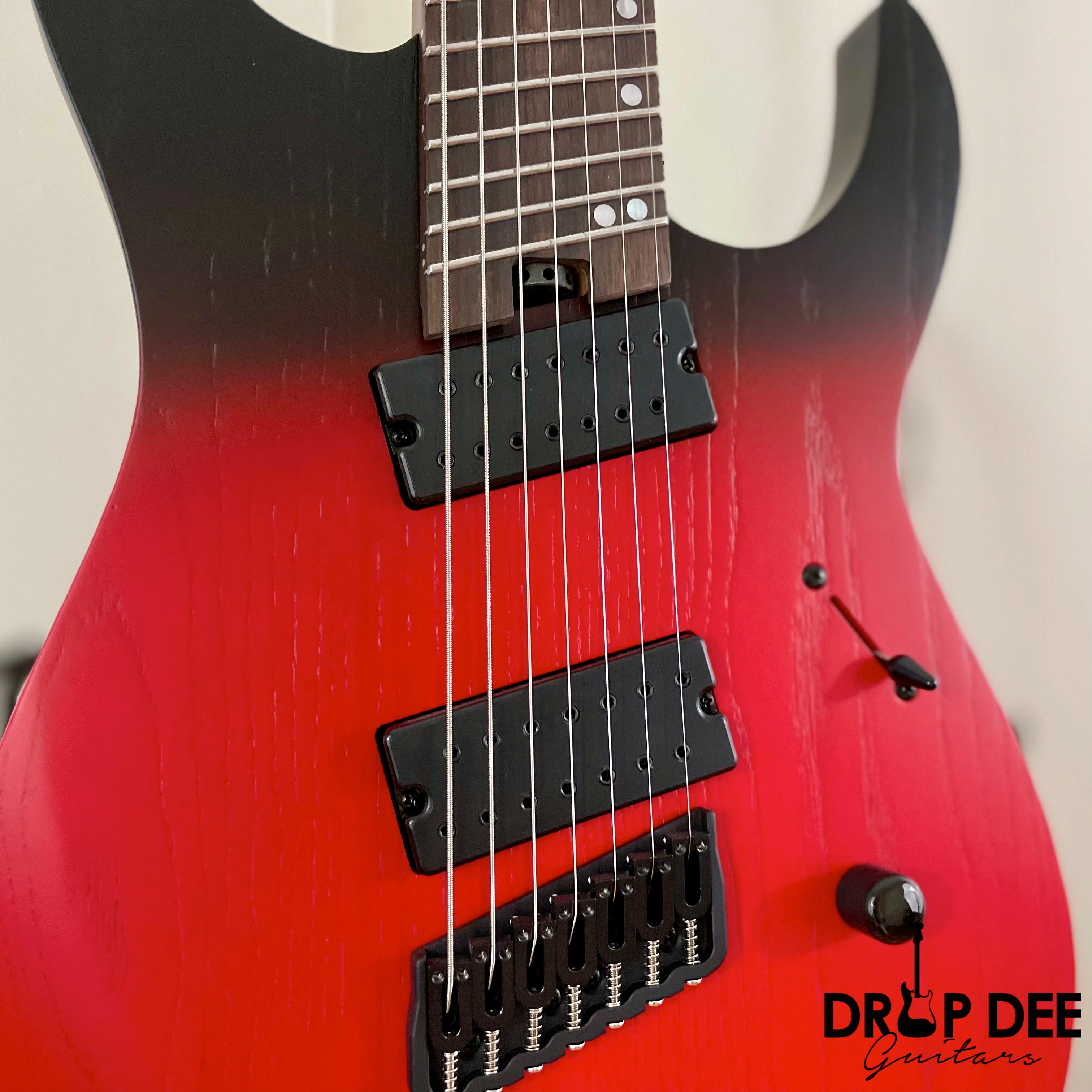Legator Ninja N7FP 7-String Multiscale Electric Guitar - Crimson