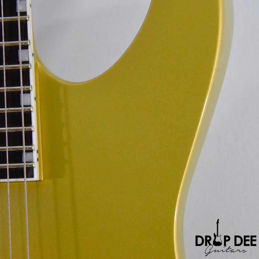 ESP LTD M-1 Custom '87 Left-Handed Electric Guitar - Metallic Gold