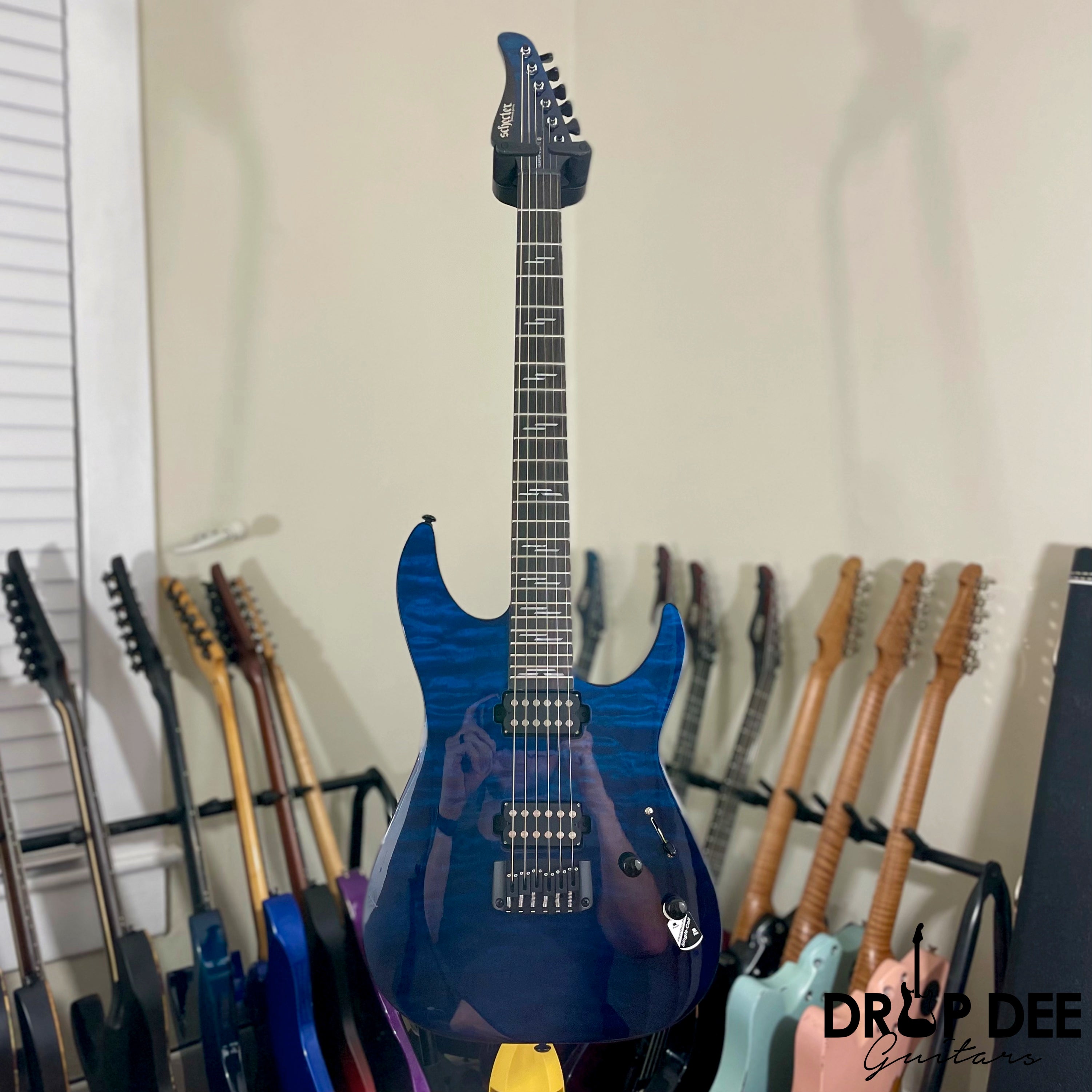 Schecter Reaper-6 Elite Electric Guitar - Deep Ocean Blue