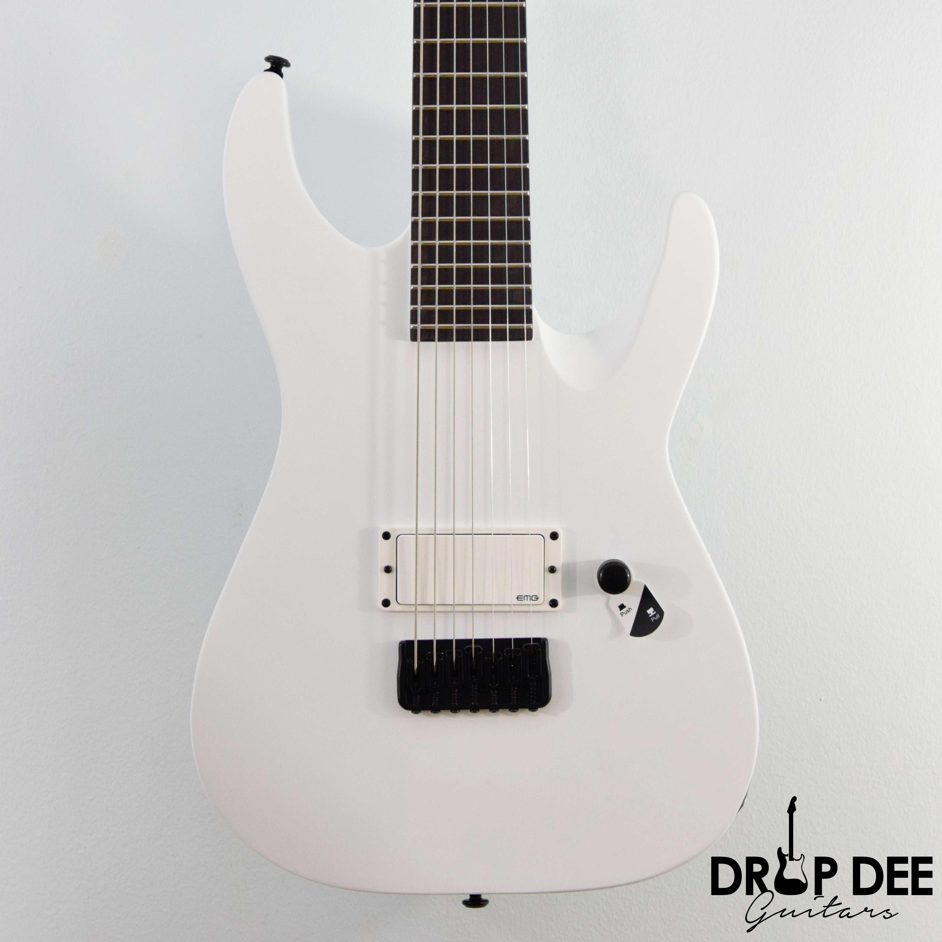 ESP LTD M-7HT Baritone Arctic Metal 7-String Electric Guitar w/ Case