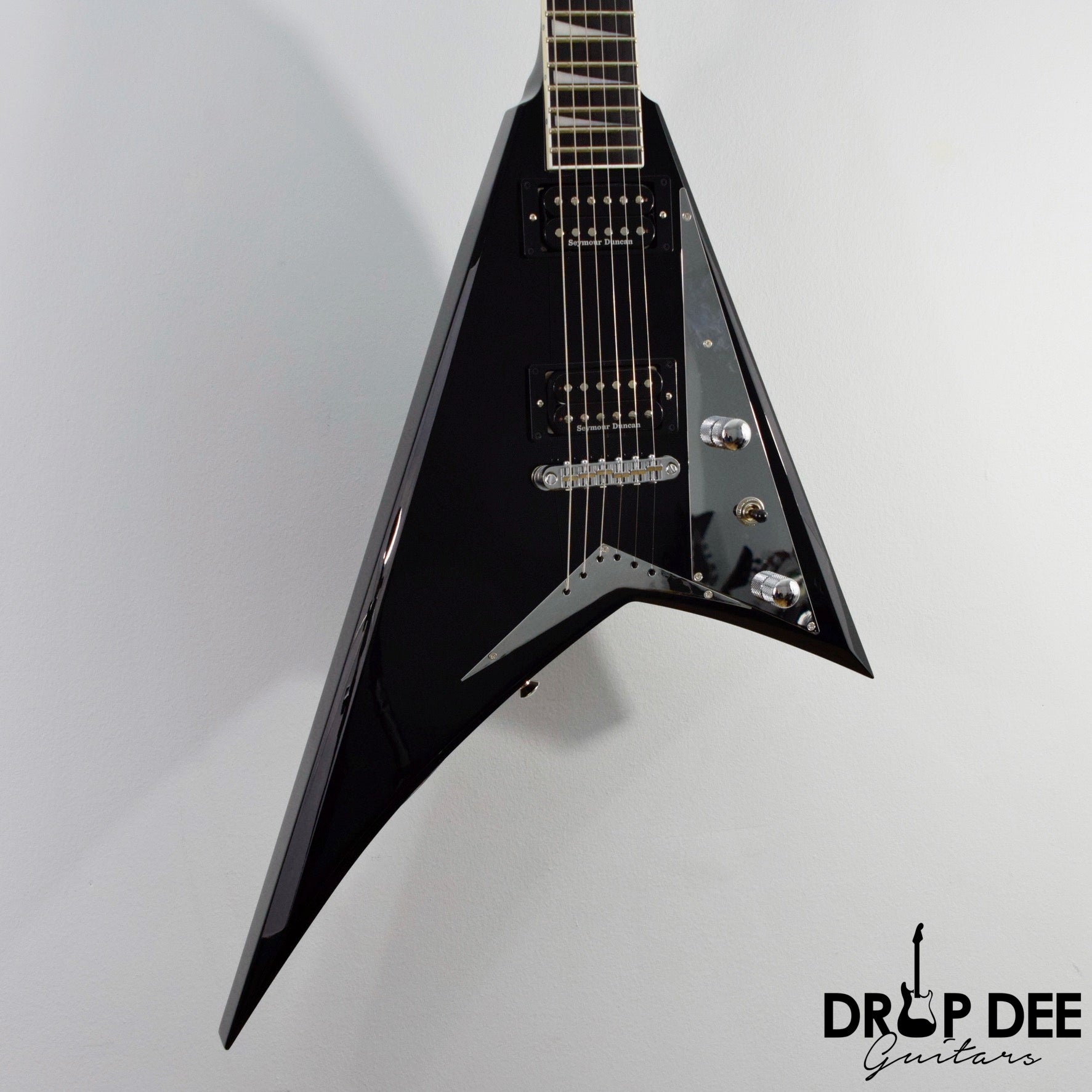 Jackson MJ Series Rhoads RRT Electric Guitar w/ Case - Gloss Black