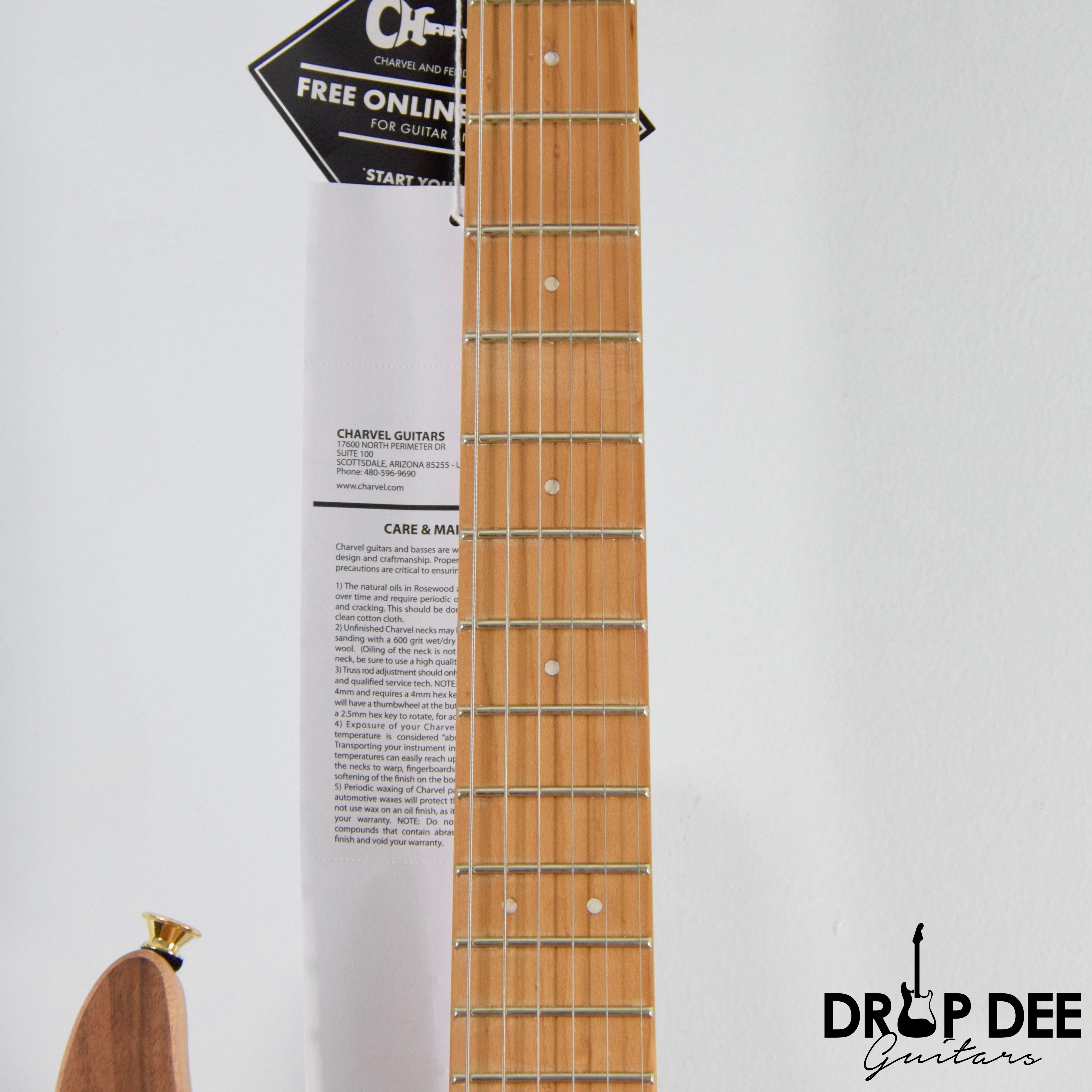 Charvel Pro-Mod DK22 SSS 2PT CM Mahogany w/ Walnut Electric Guitar