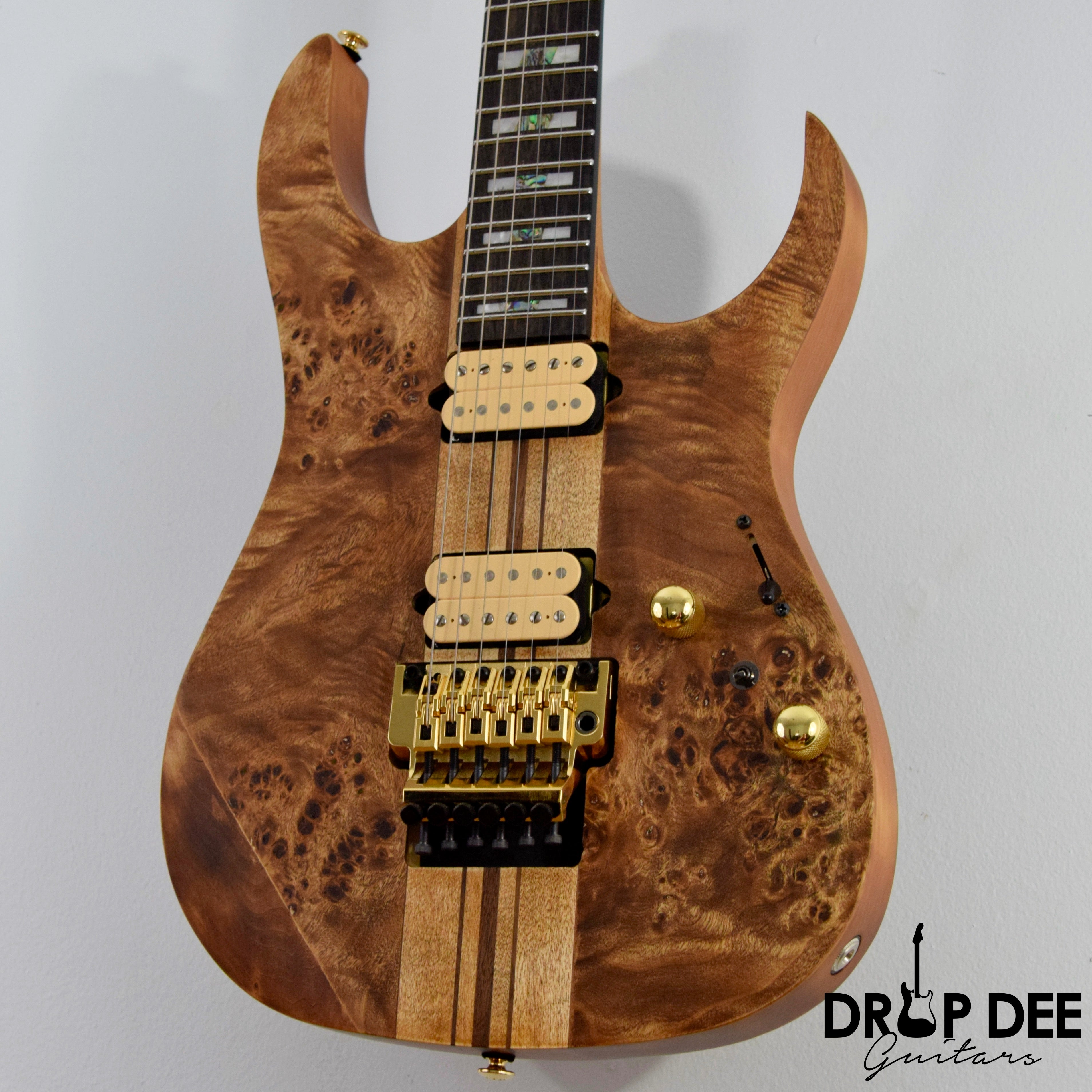 Ibanez Premium RGT1220PB Electric Guitar w/ Bag - Antique Brown Stained