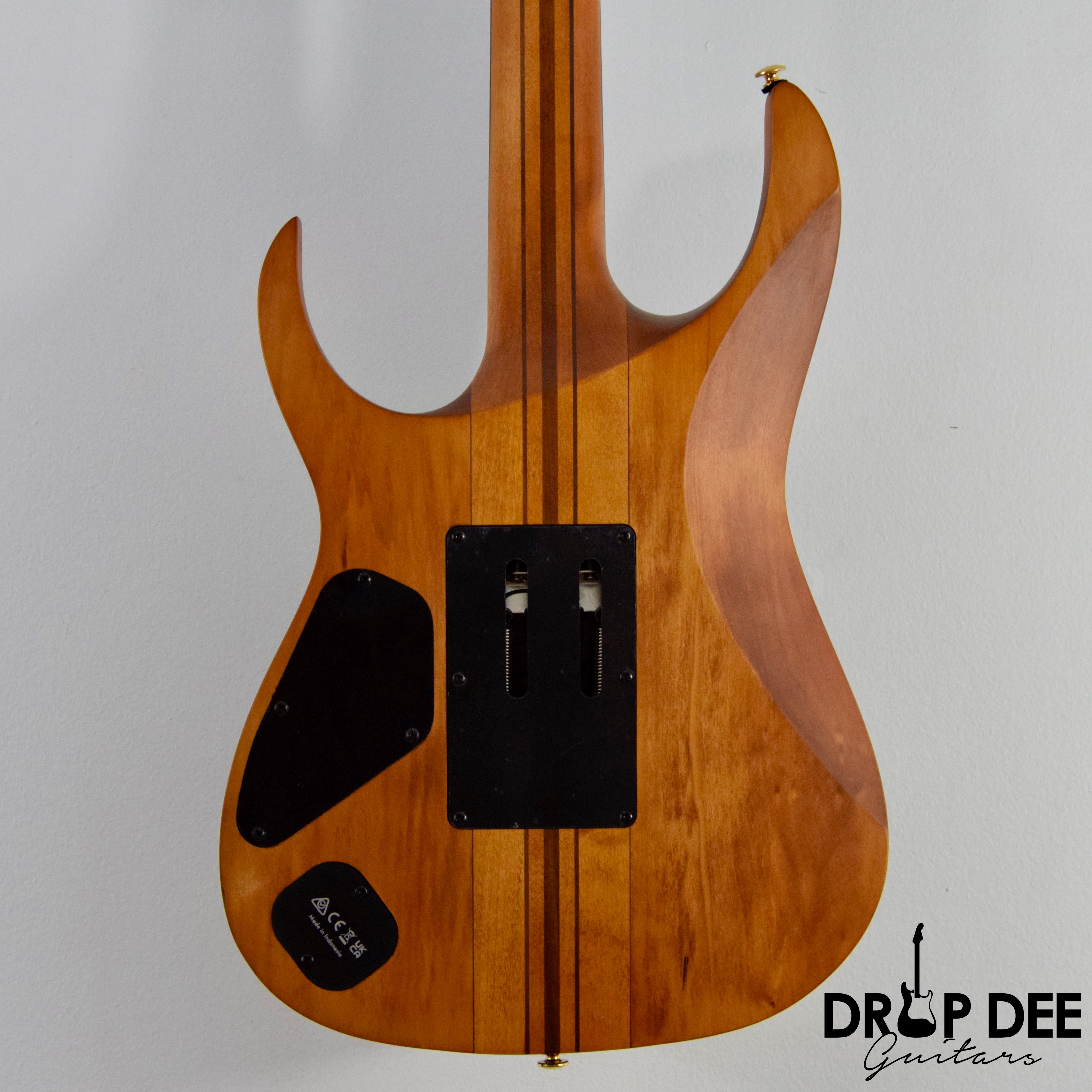 Ibanez Premium RGT1220PB Electric Guitar w/ Bag - Antique Brown Stained