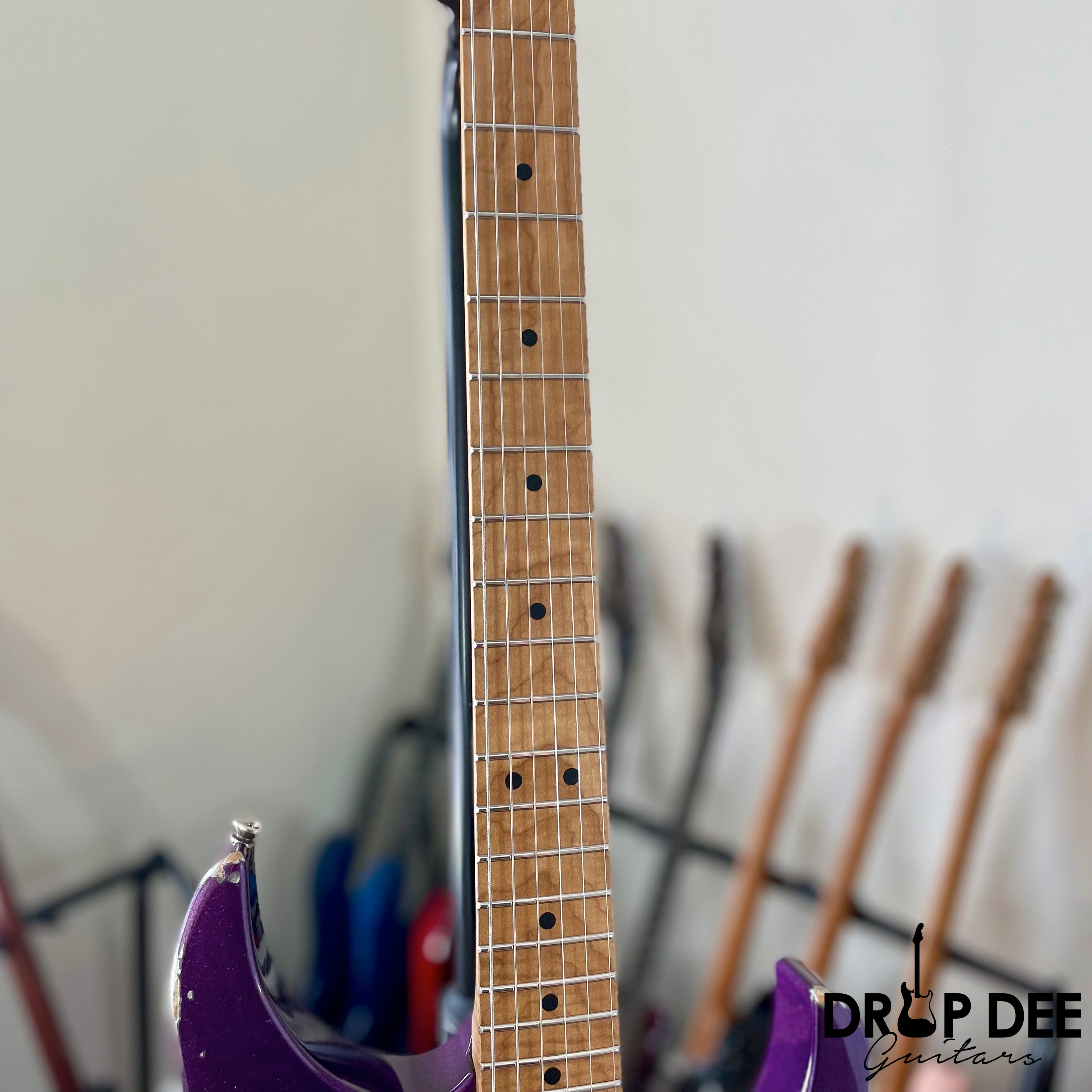 LsL Instruments XT4 "Hammer" Electric Guitar w/ Case - Purple Sparkle