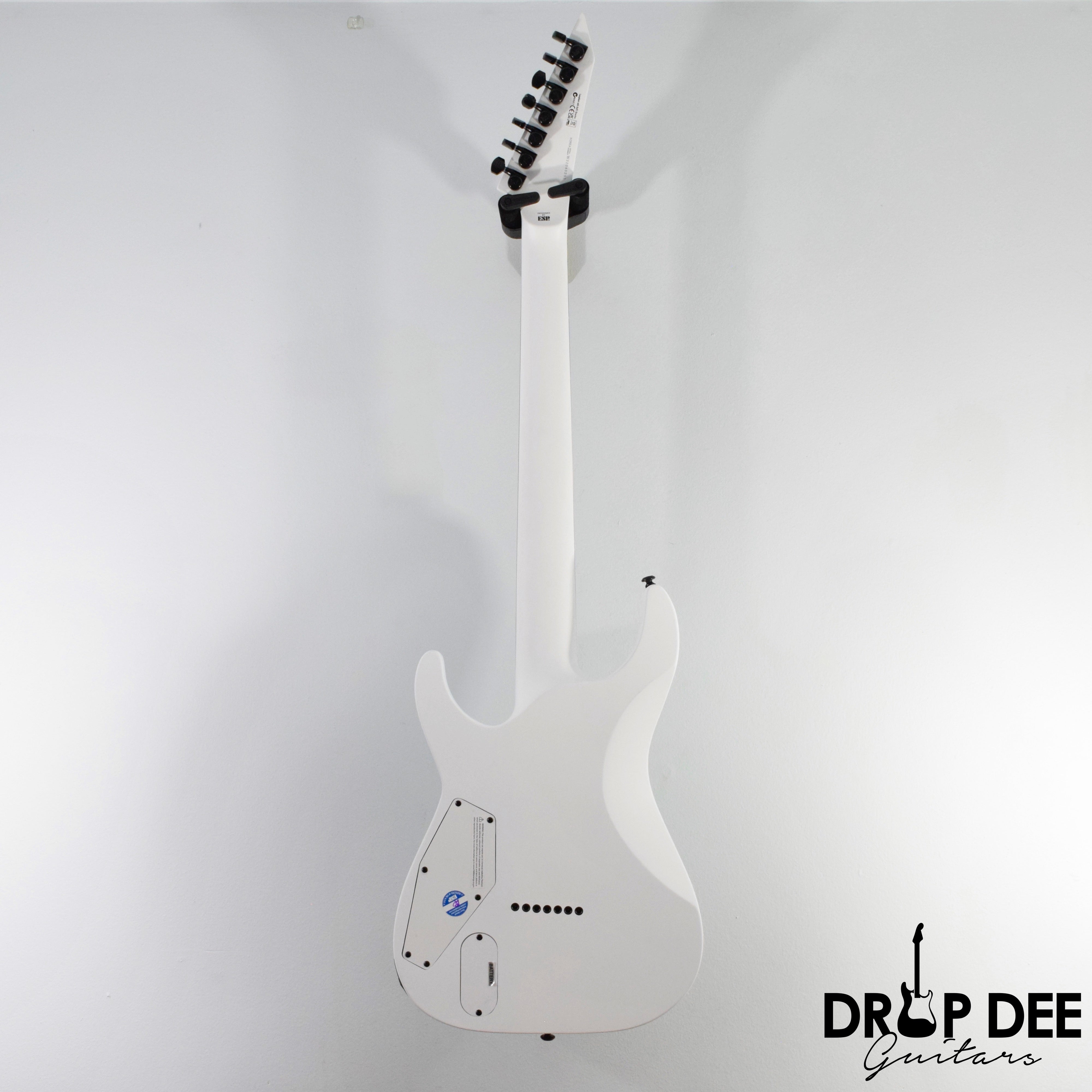ESP LTD M-7HT Baritone Arctic Metal 7-String Electric Guitar w/ Case